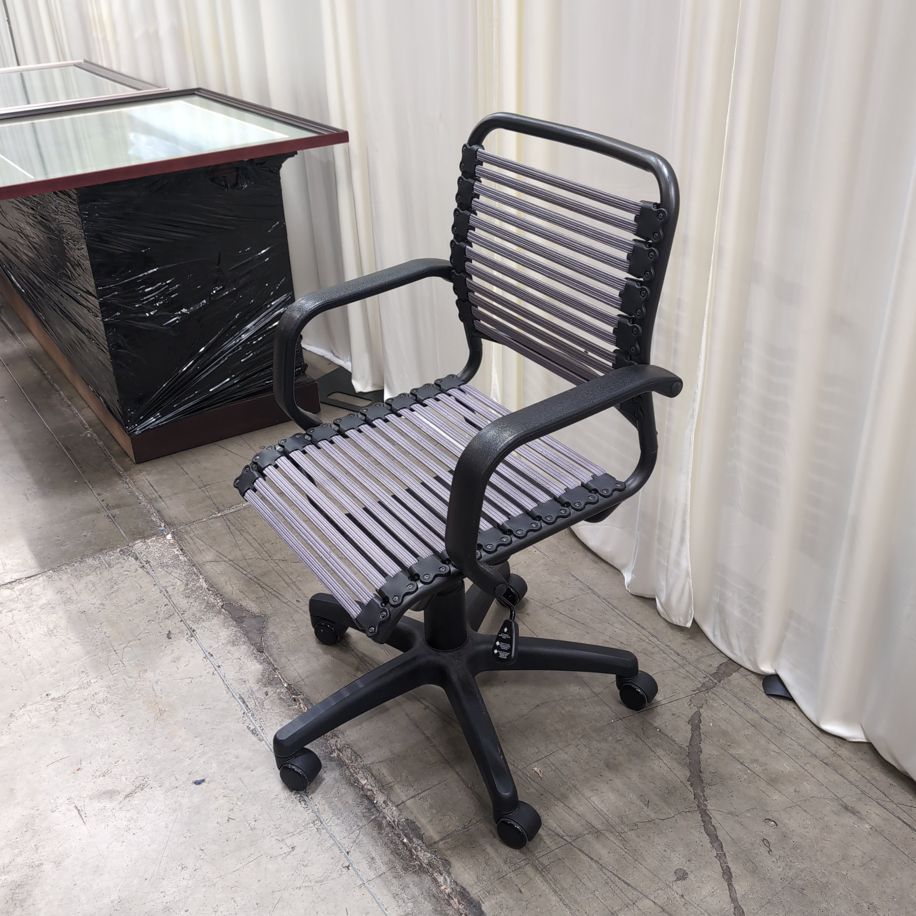 Ergant Black Frame Office Chair with Mesh Seat