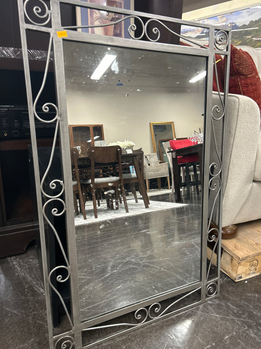 Mirror w/ Gray Frame