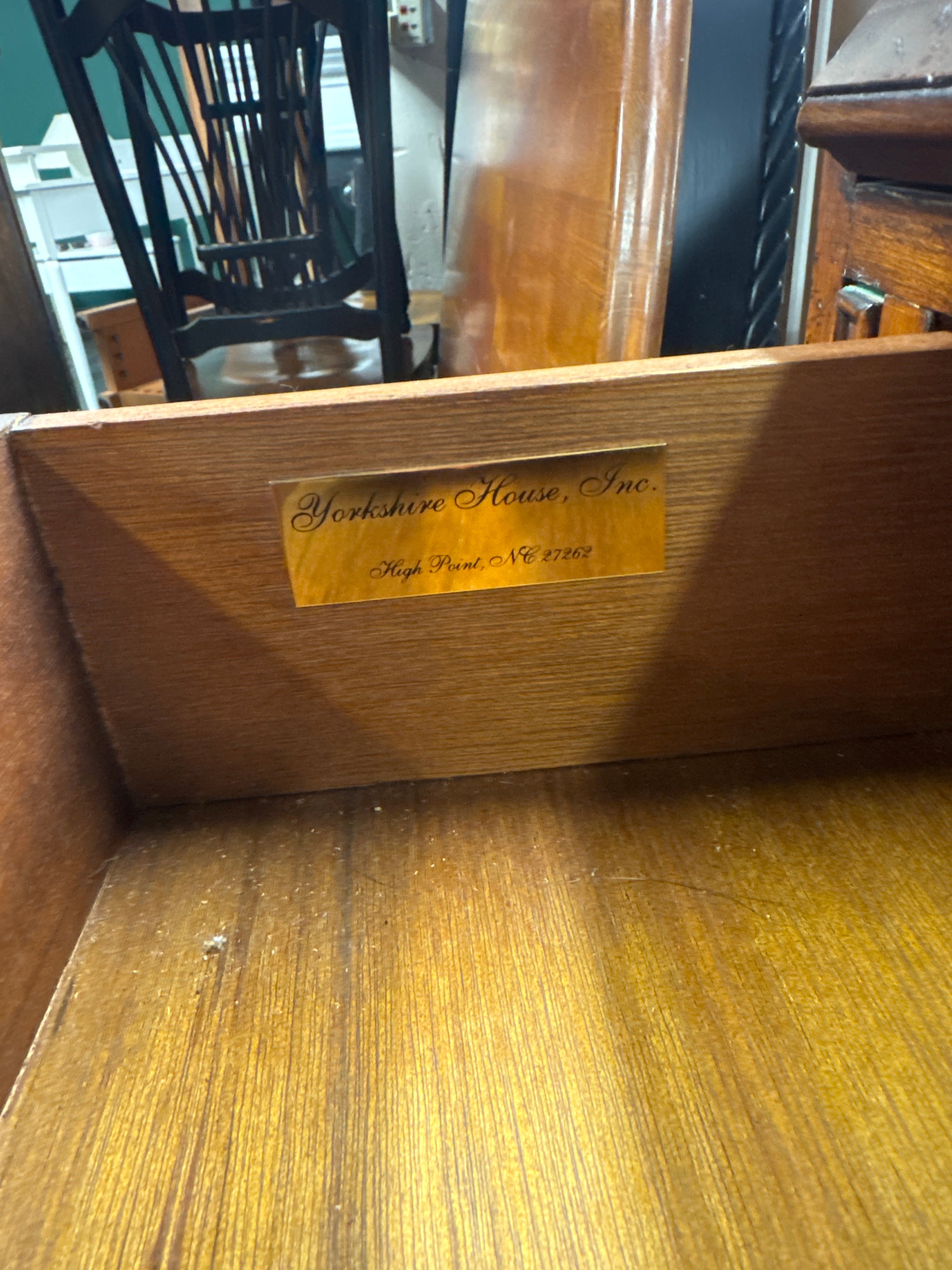 Yorkshire House Inc. George II Style Burlwood Secretary Desk