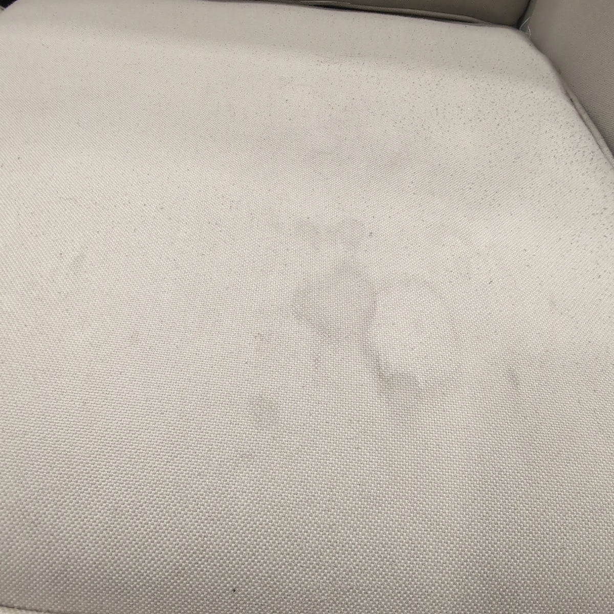 Tan Fabric Rolled Arm Loveseat