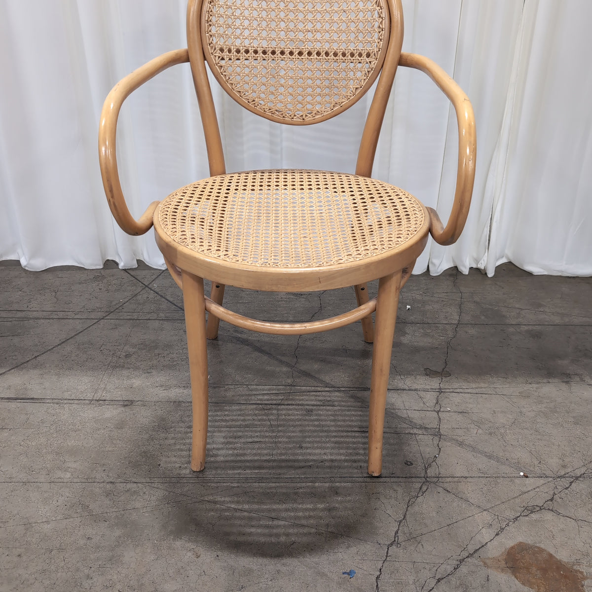 Natural Bentwood Chair with Cane Seat and Back