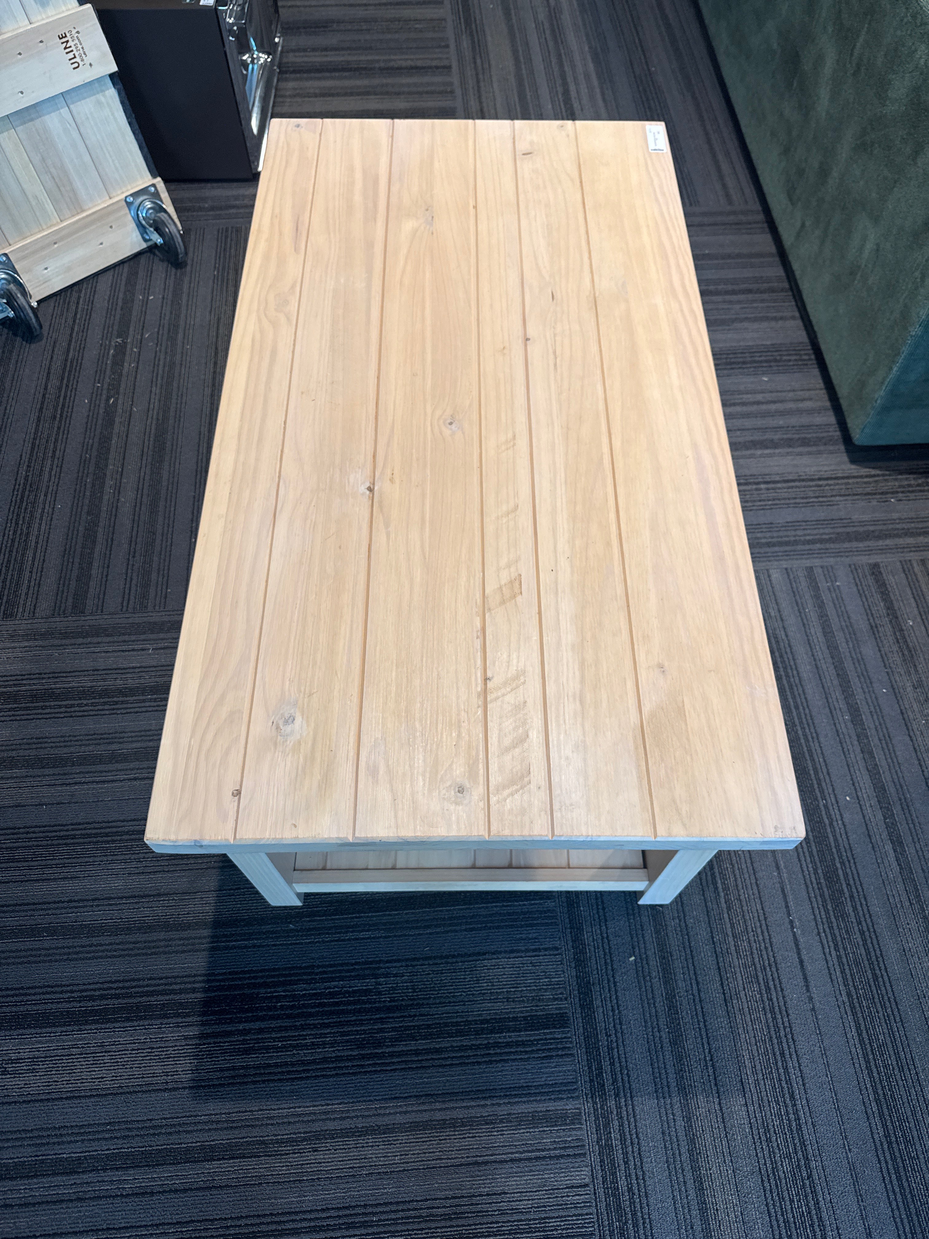 IKEA REKARNE Brown Wood Coffee Table