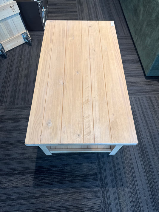 IKEA REKARNE Brown Wood Coffee Table