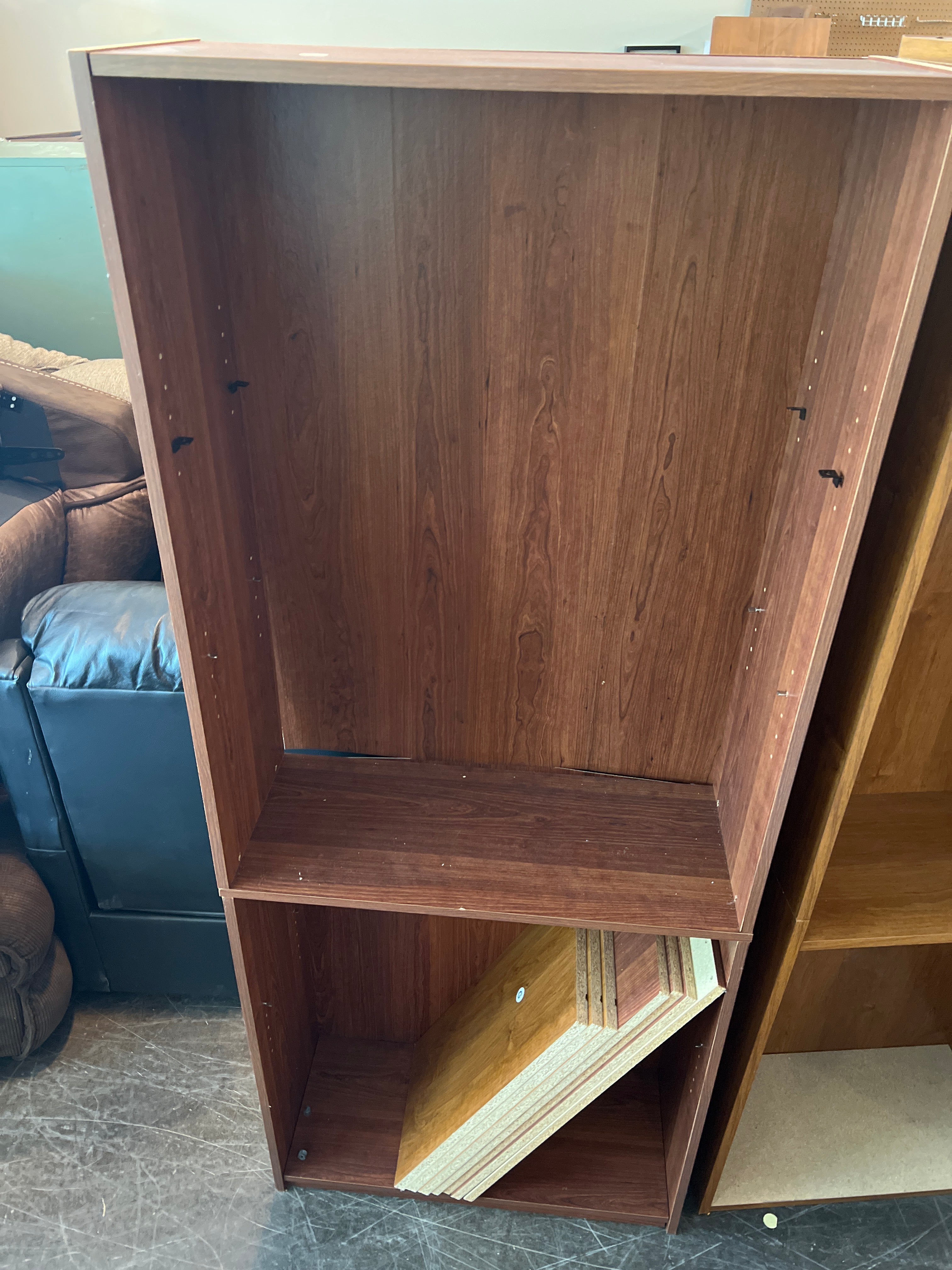 Dark Brown Bookshelf