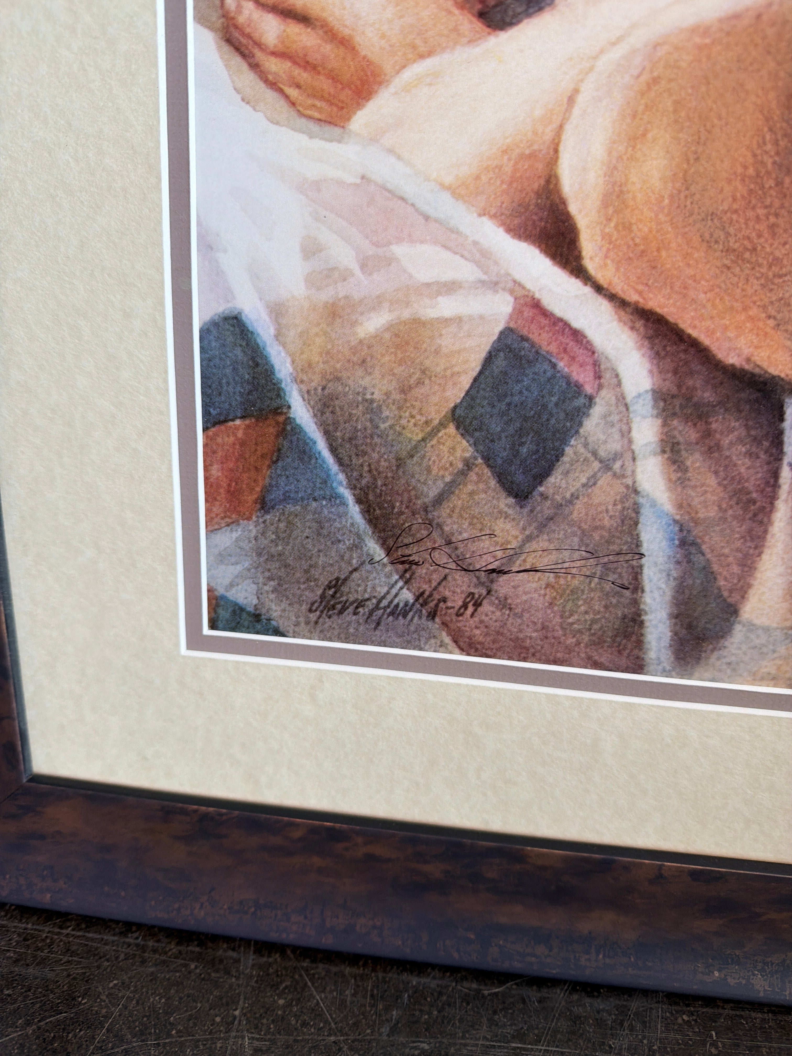 Steve Hanks Framed Figurative Nude Art Print