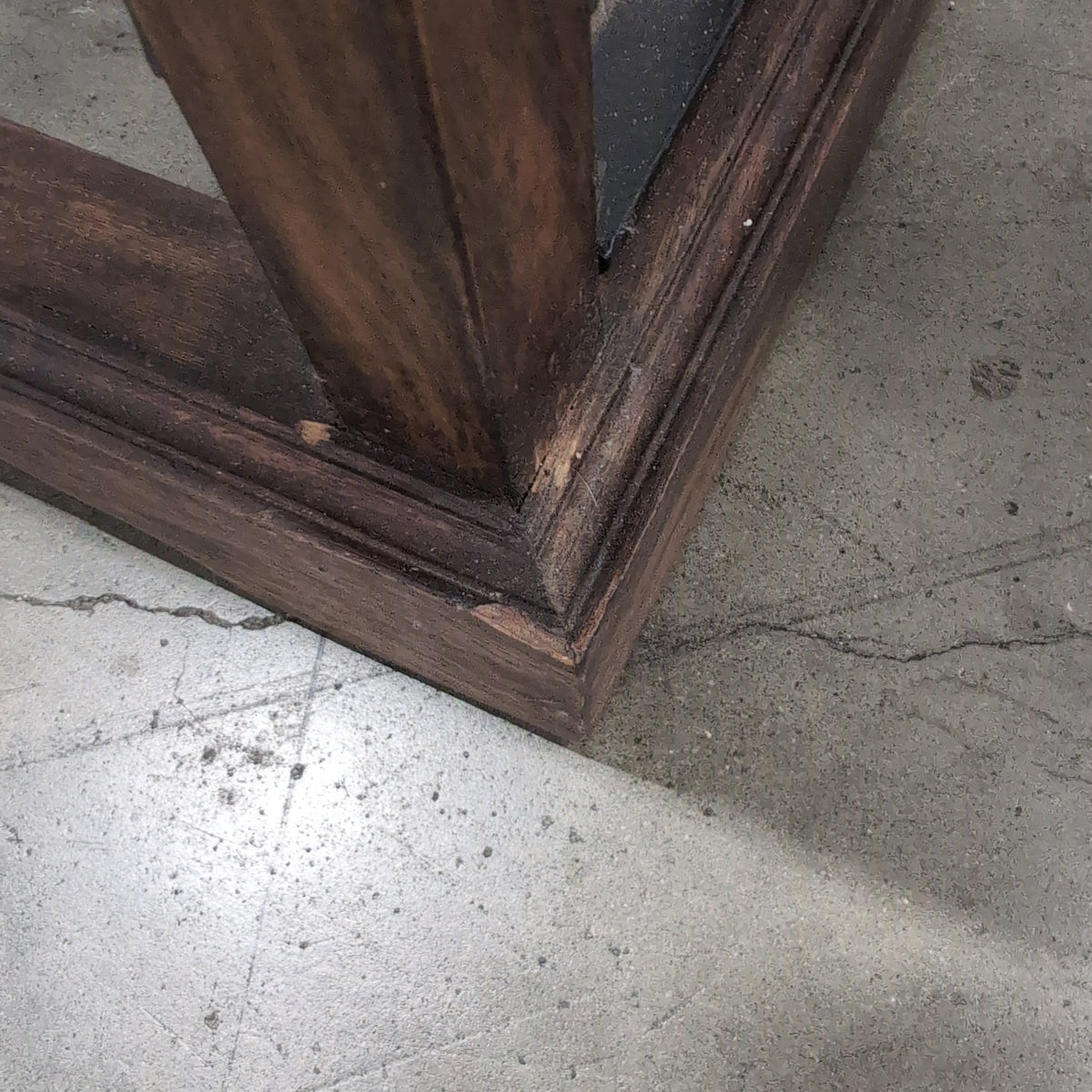 Dark Wood Top Metal Bottle Wine Rack
