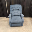 Golden Technologies-Blue Upholstered Tufted Recliner