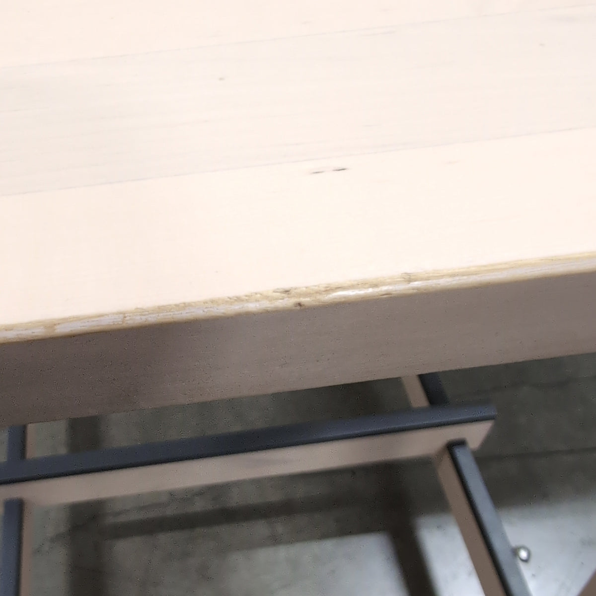 Square Light Wood Bar Table