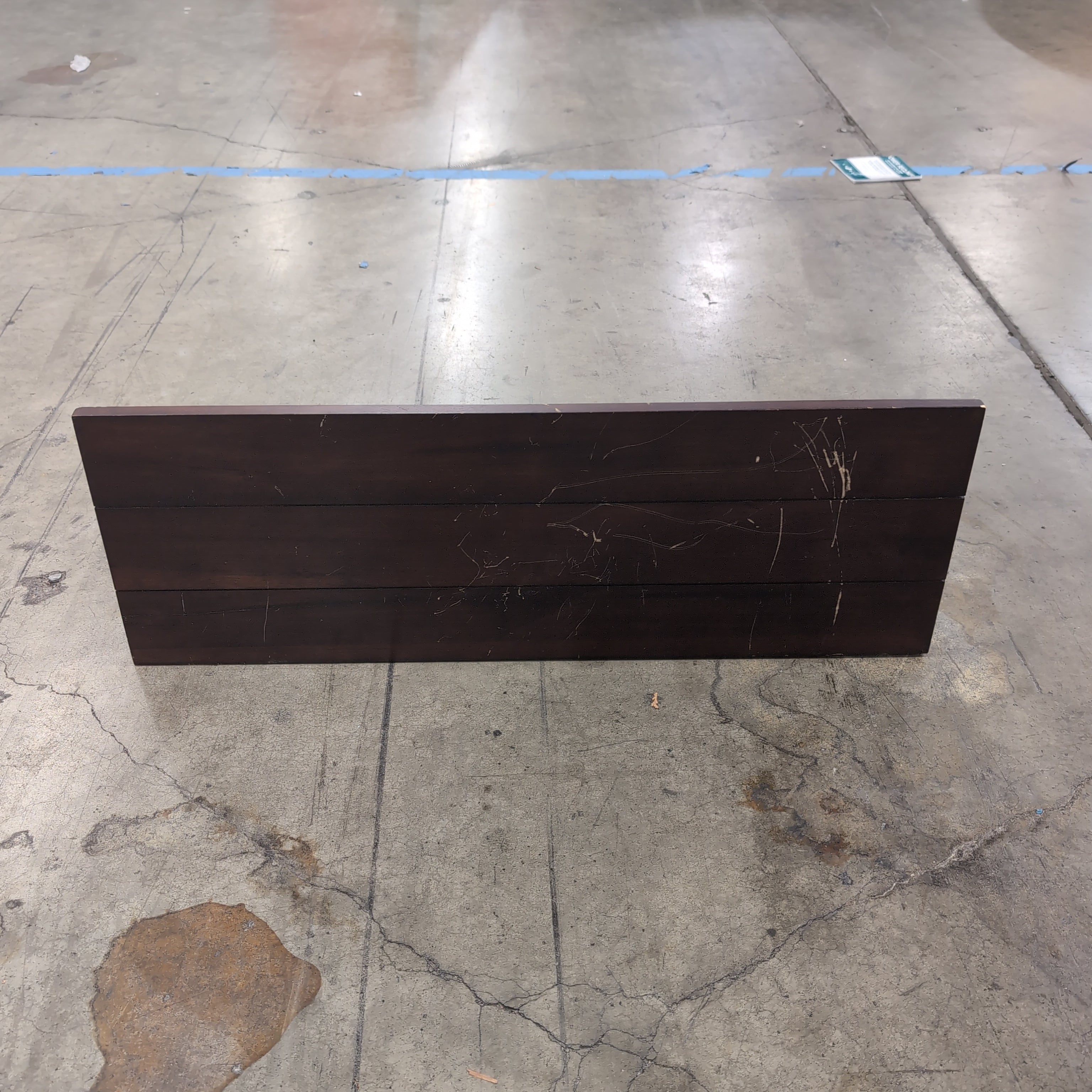 Dark Wood Coat Rack with Metal Hooks