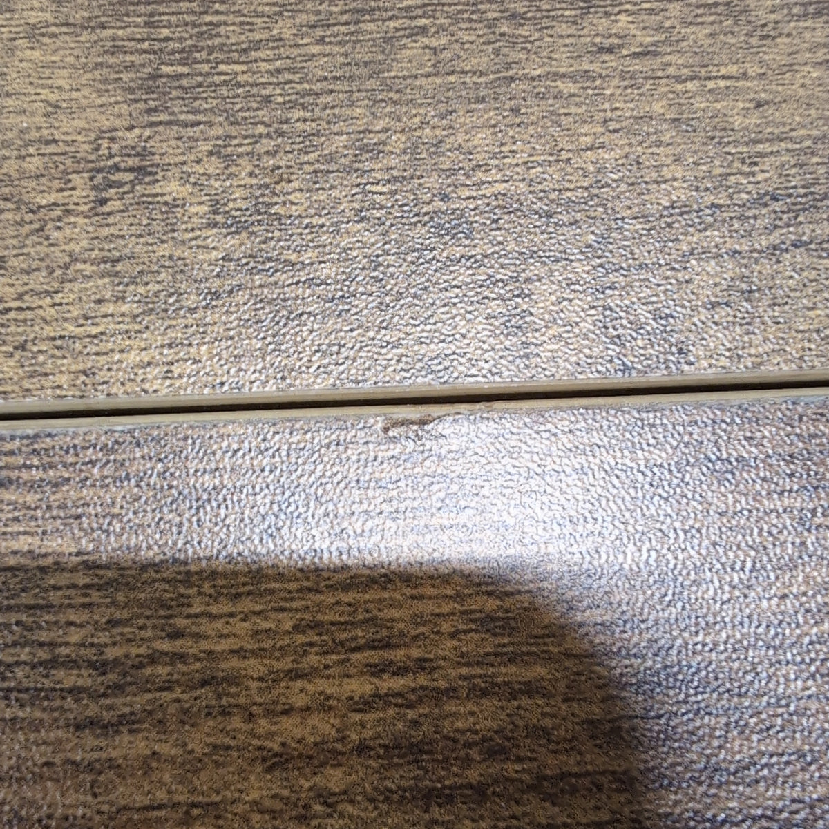 Rustic Brown Laminate Adjustable Height Desk