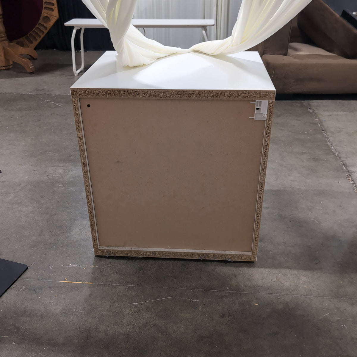 IKEA White Two-Drawer Modular Storage Unit with Recessed Pulls