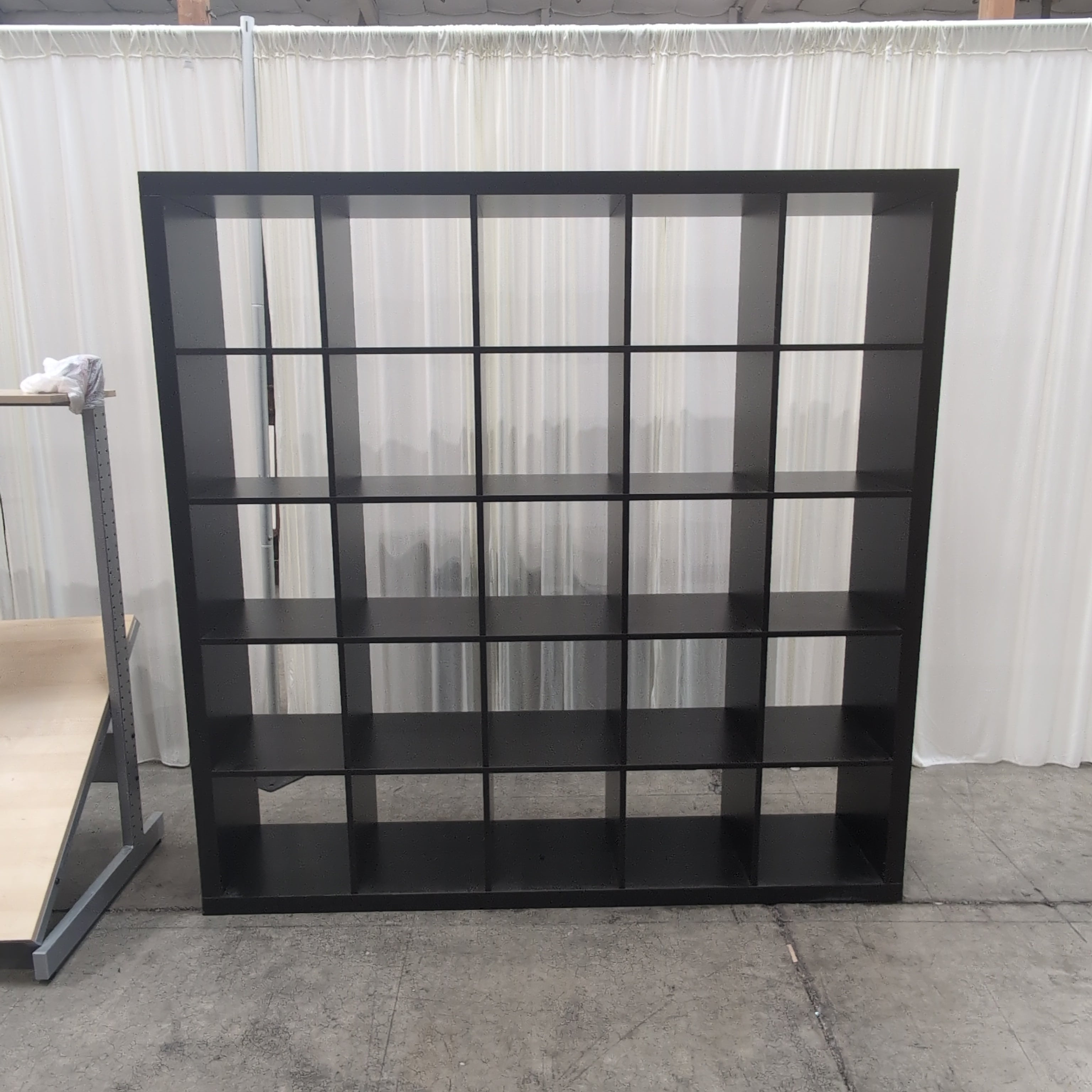 Dark Brown 25-Cube Storage Bookcase