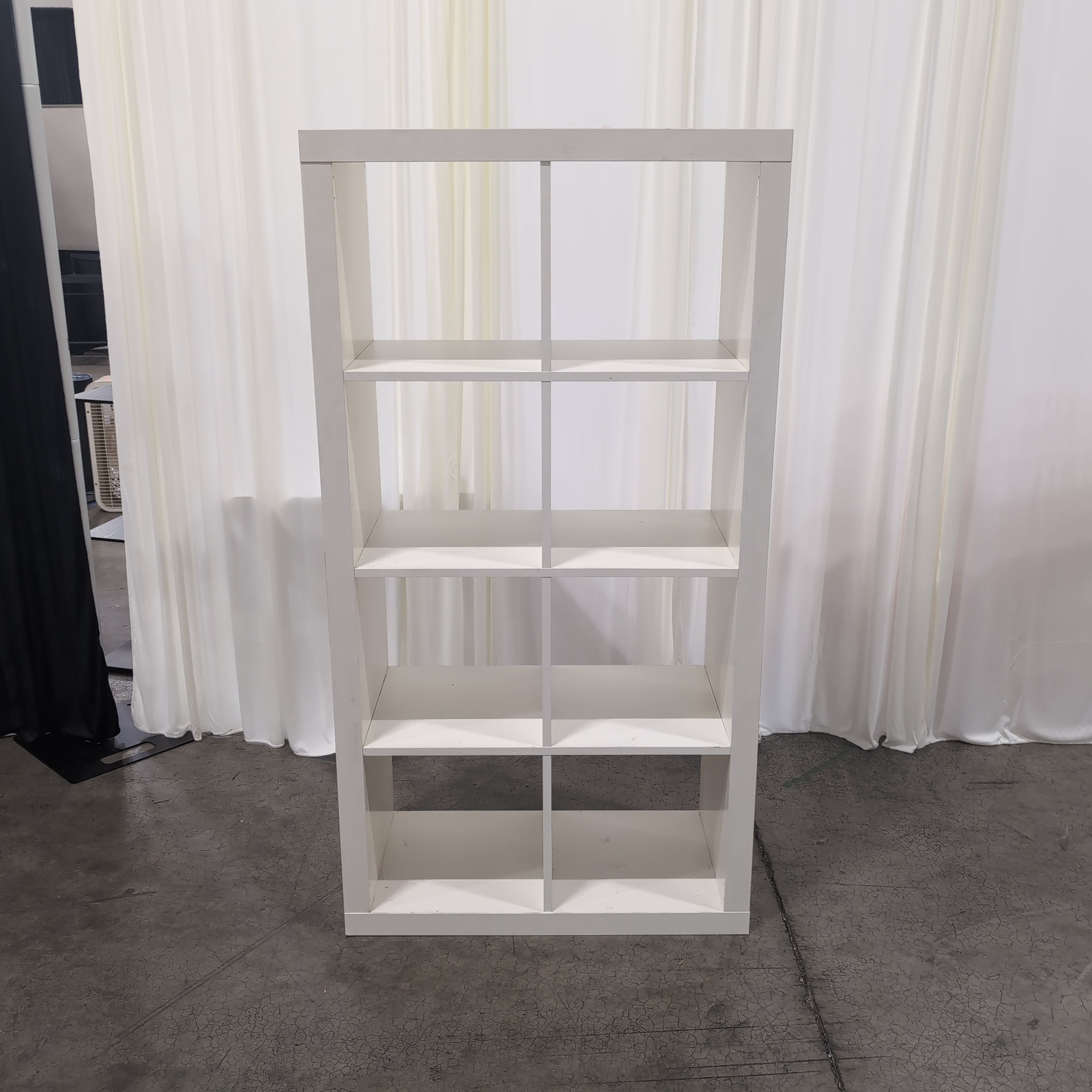 White Eight-Cube Storage Bookcase