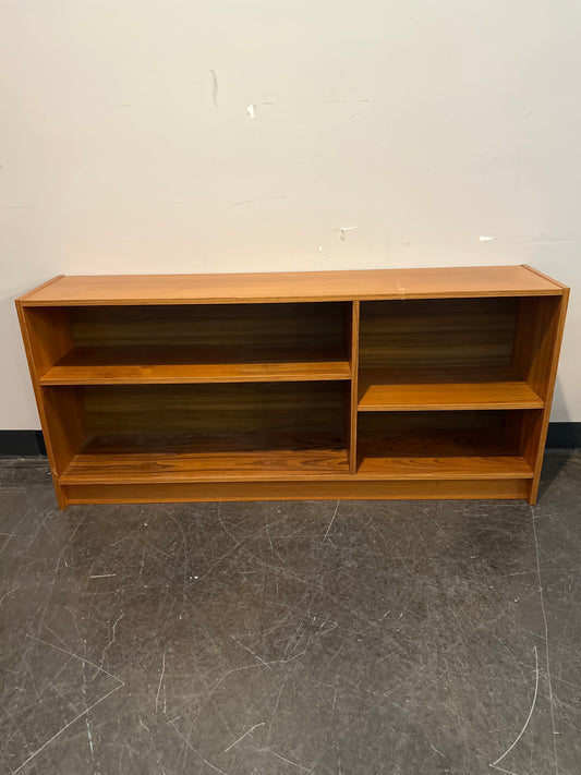 Mid-Century Modern Wood Shelving Unit