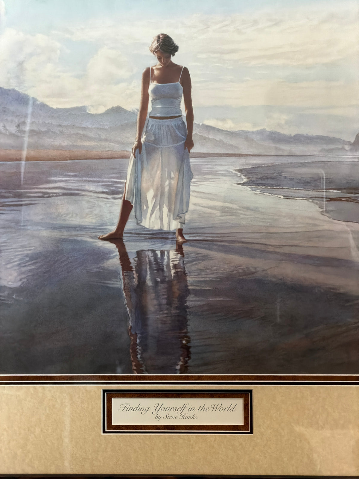 Steve Hanks 'Finding Yourself in the World' Framed Artist Proof Print AP 100/195 - Limited Edition