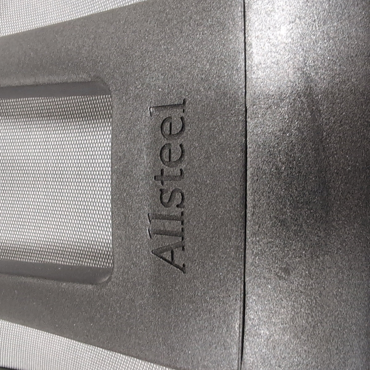 Gray Mesh Back Swivel Office Chair with Adjustable Arms