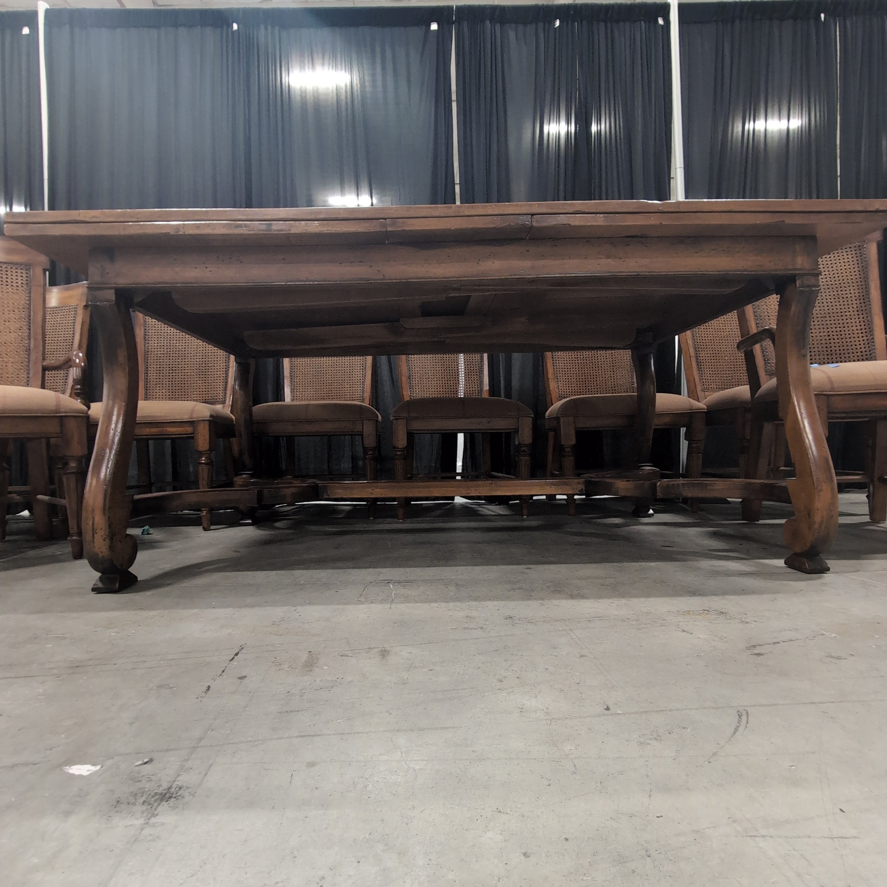 Rustic Brown Plank Wood Table Top