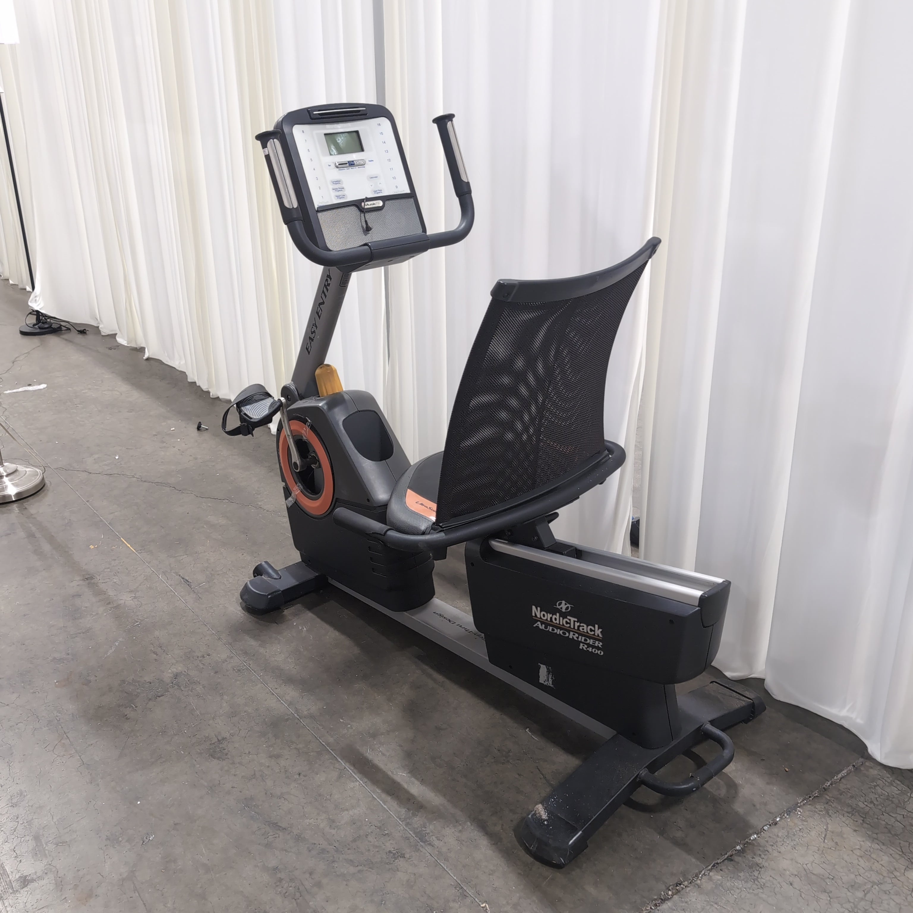 NordicTrack Dark Gray Recumbent Exercise Bike