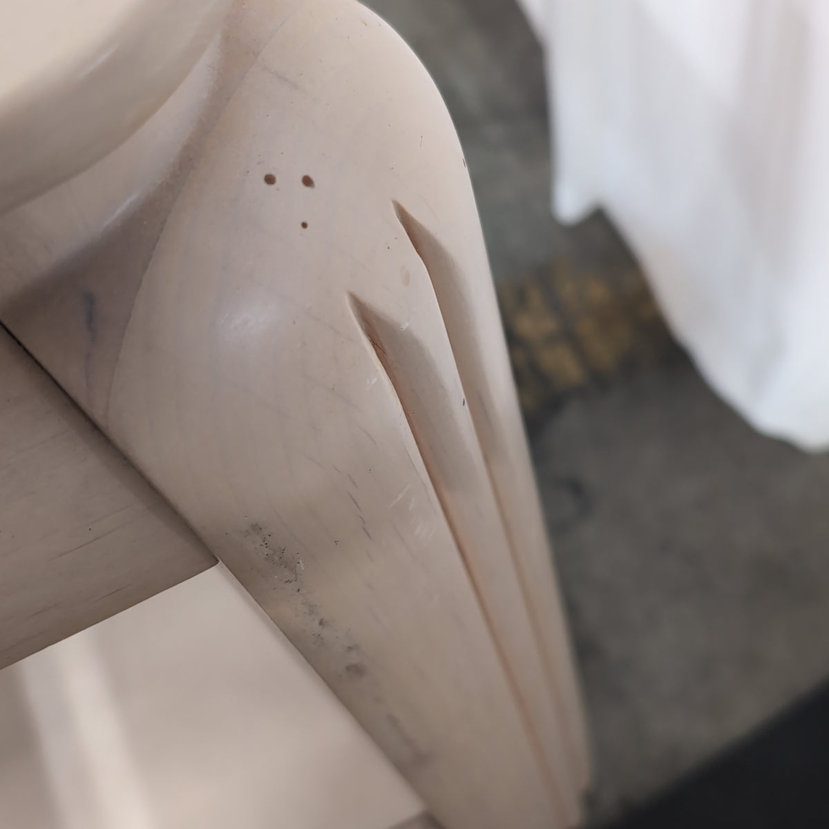 Light Wood Square End Table with Glass Top