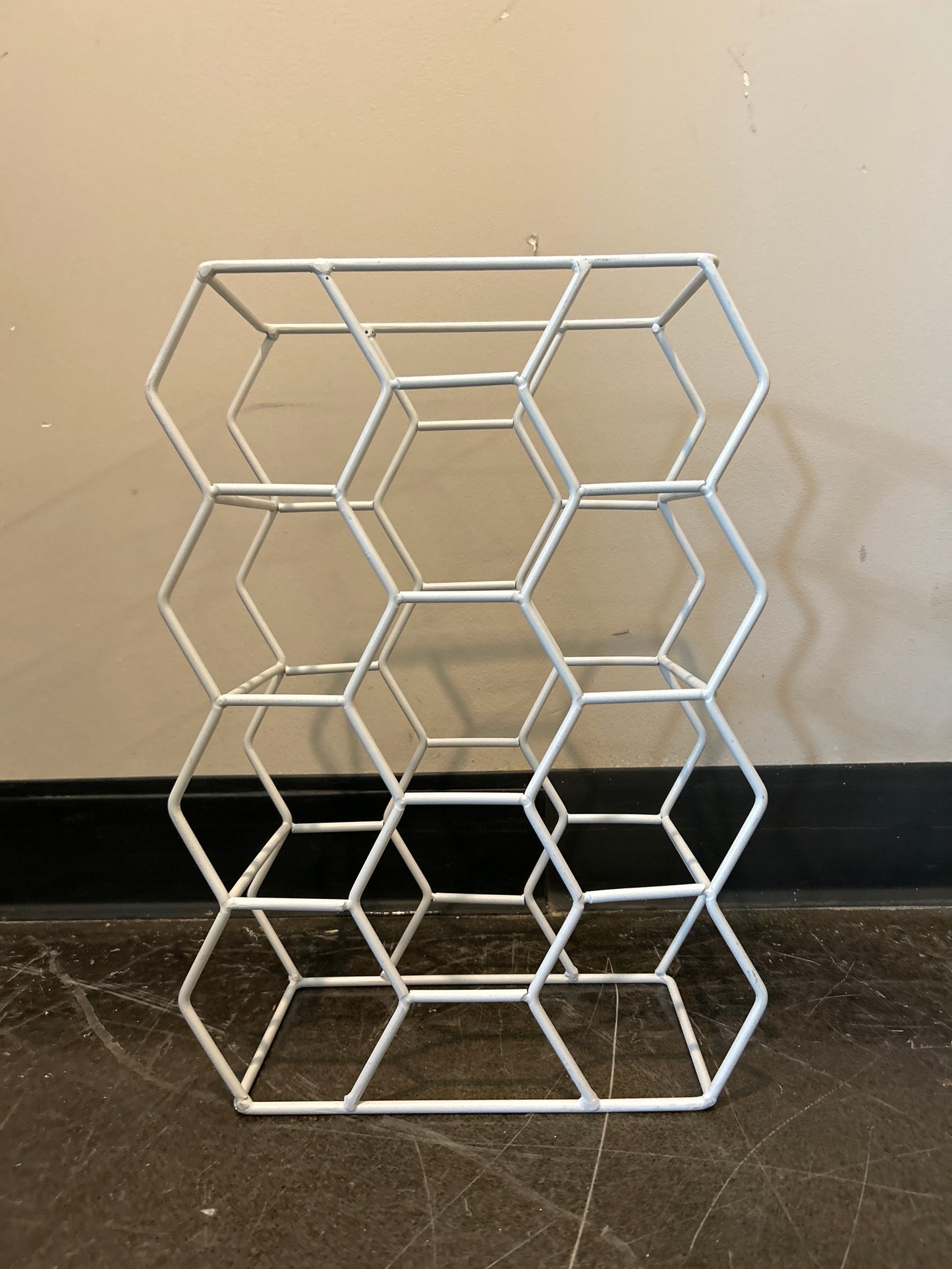 Stylish White Wire Shelving Unit