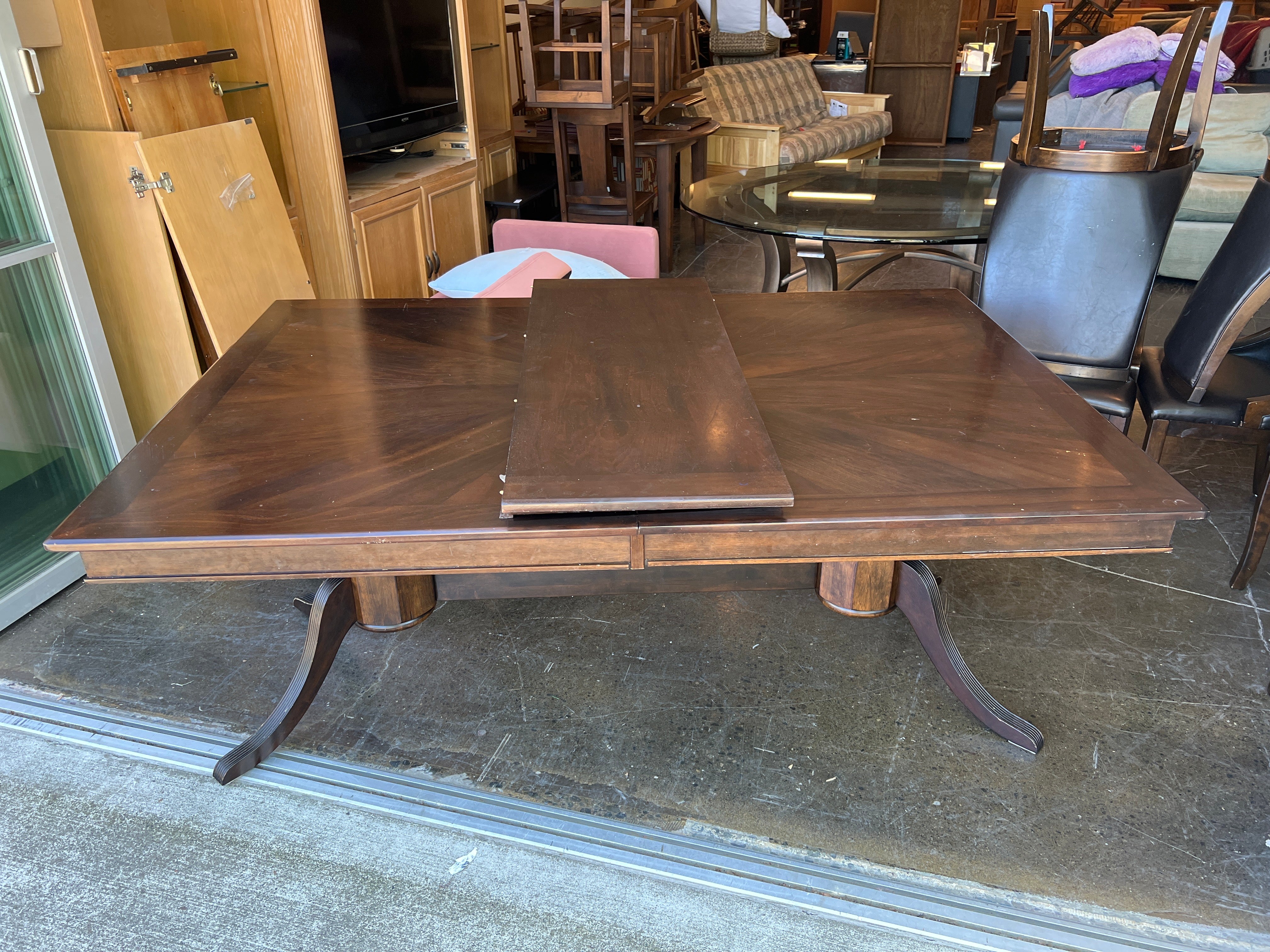 Dark Wood Dining Table