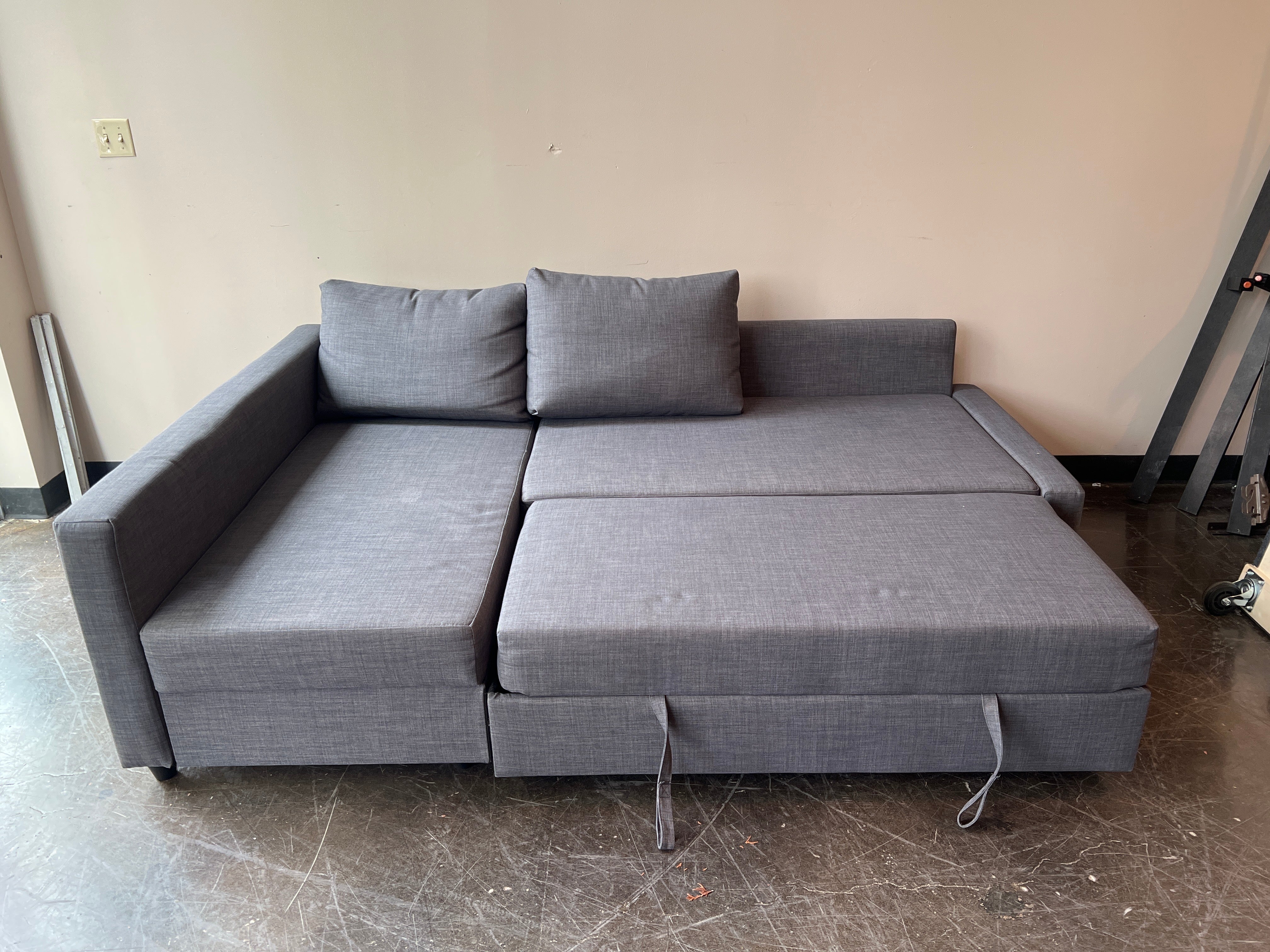 IKEA FRIHETEN Sleeper sectional,3 seat w/storage