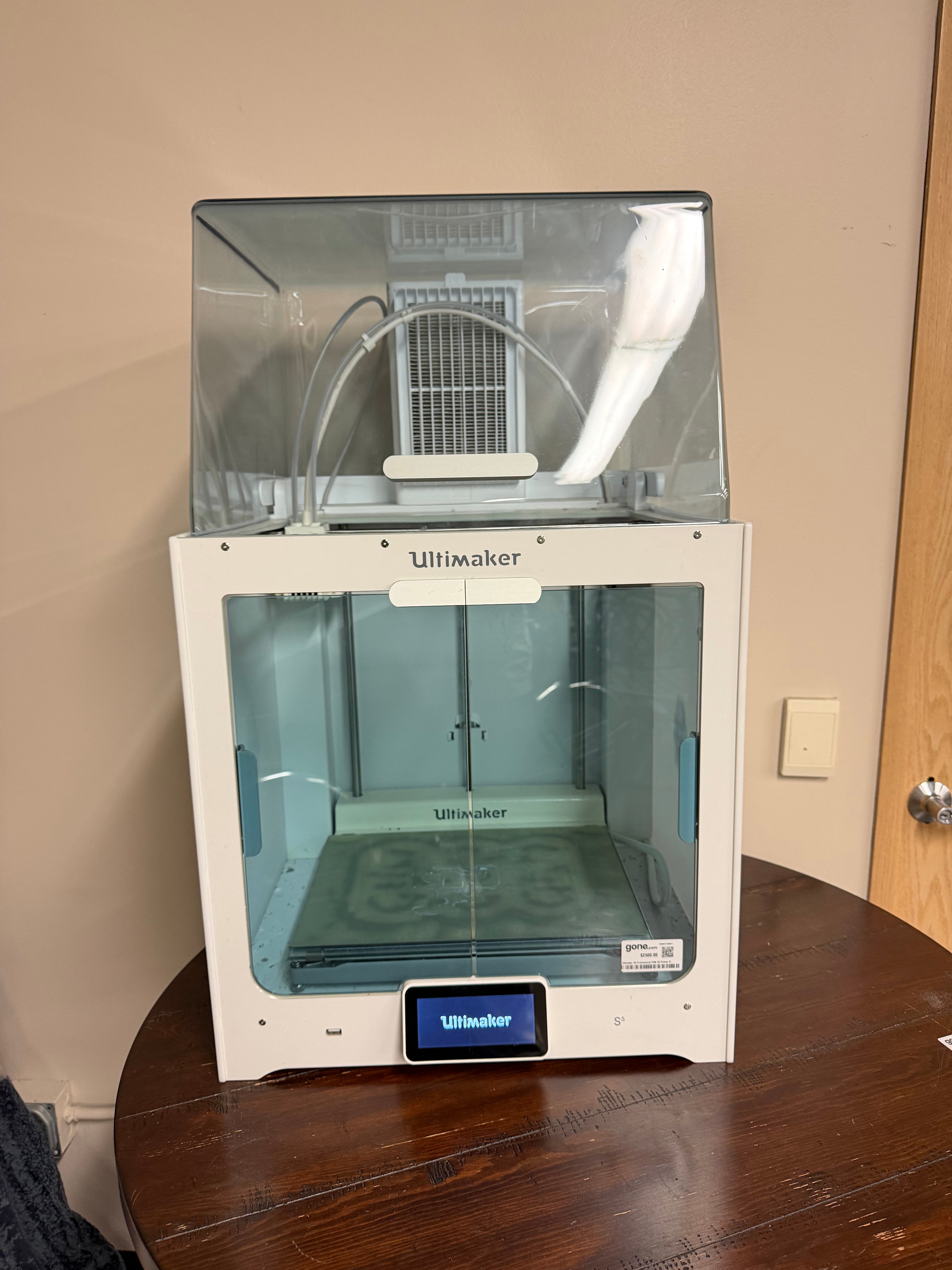 Ultimaker S5 R1 3D Printer with Air Manager & BuildTak FlexPlate System