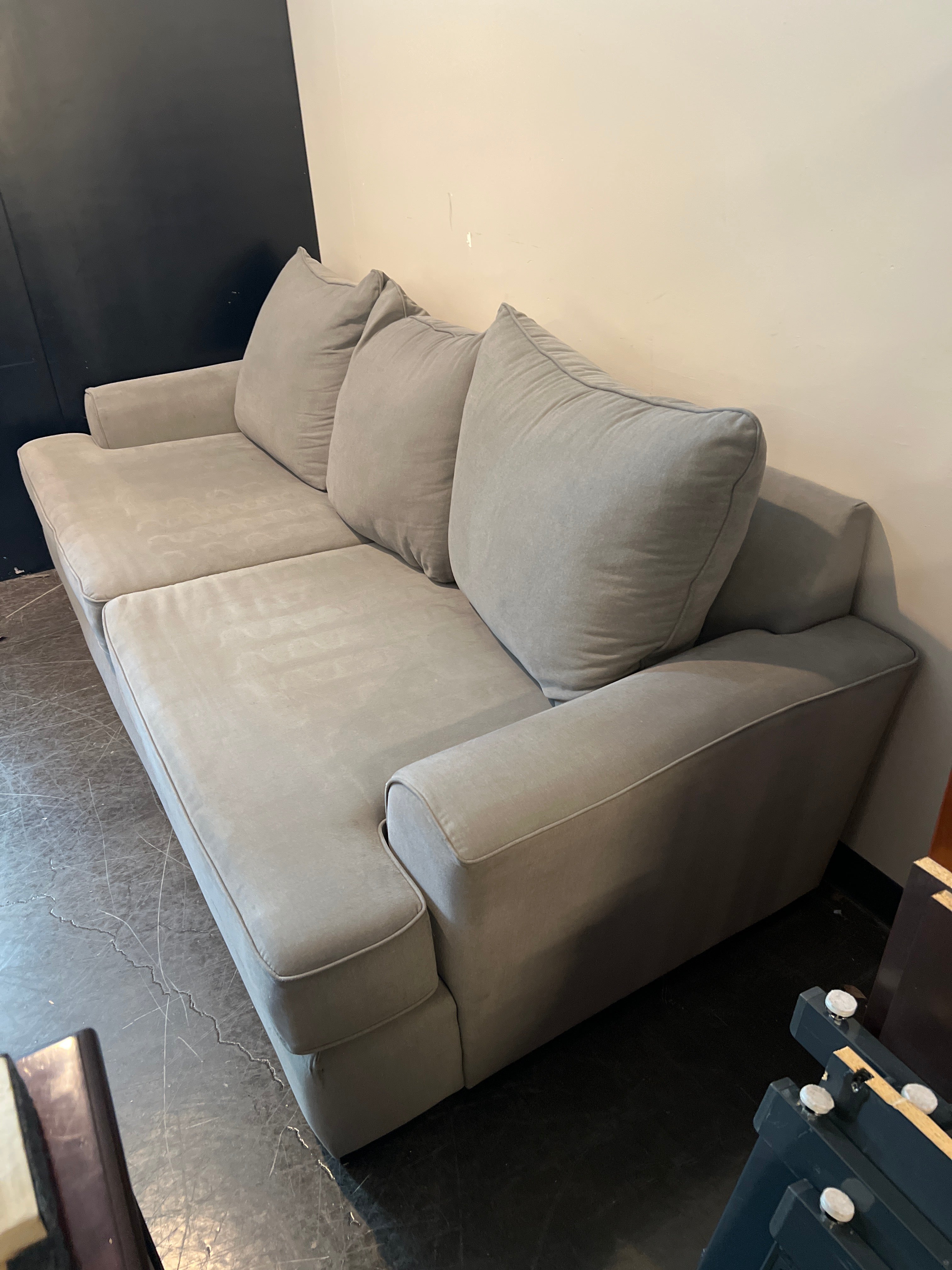 Gray Fabric Sofa