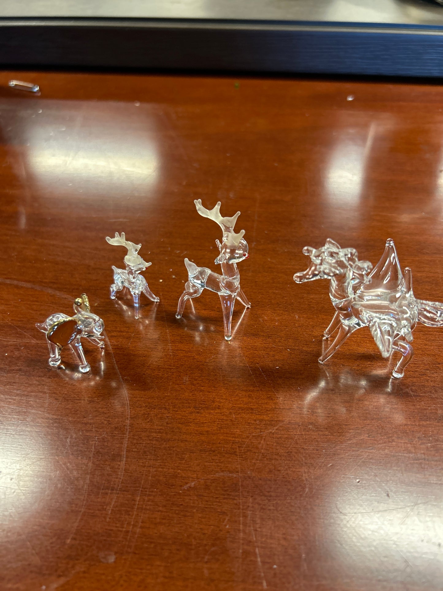Glass Horse Figurines