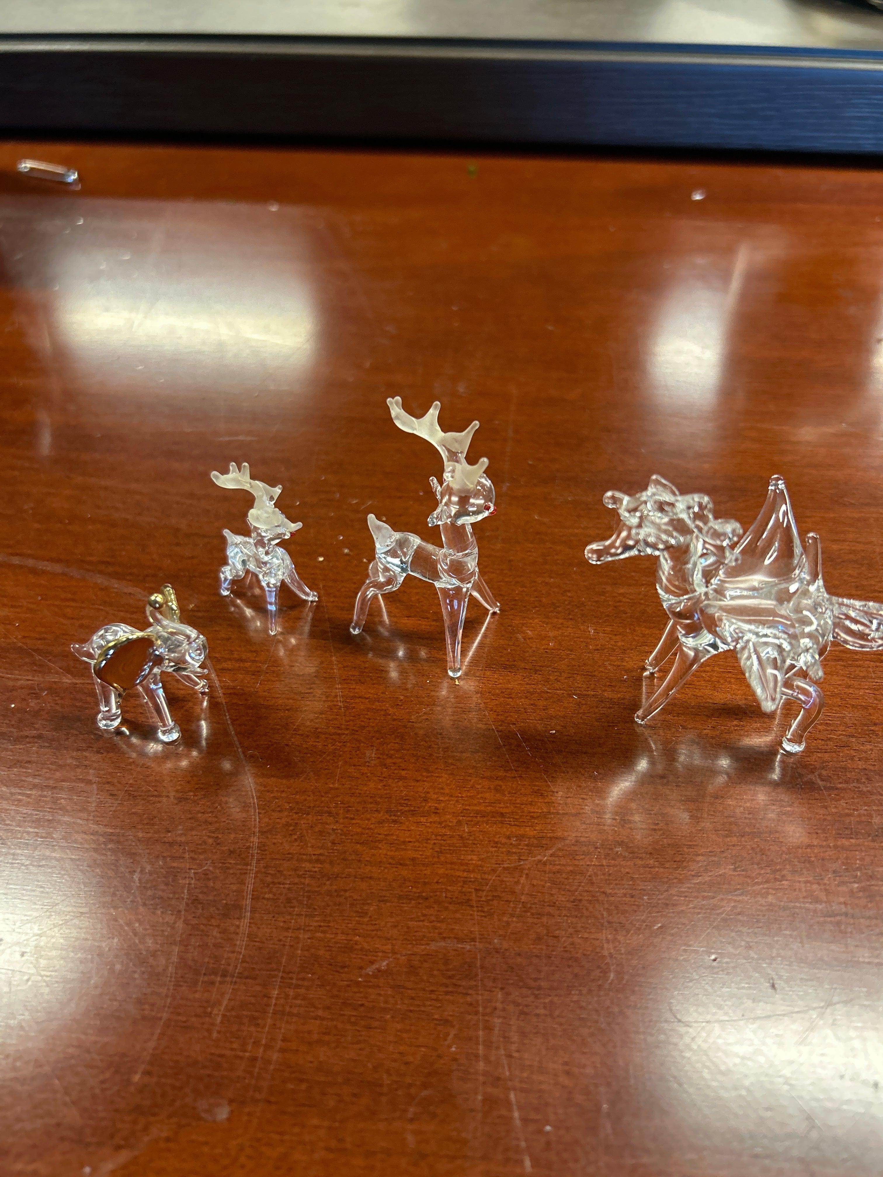 Glass Horse Figurines