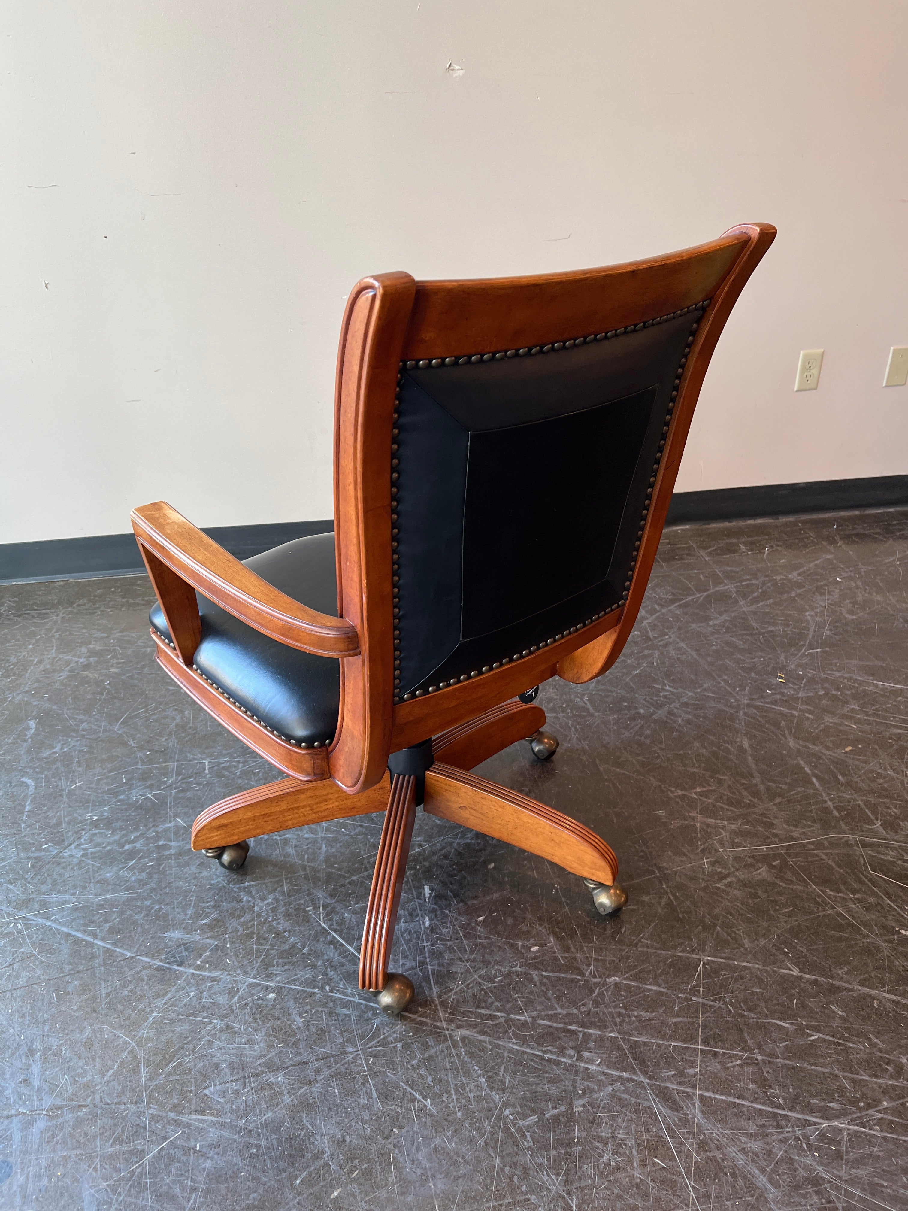 Bristol Court Leather Desk Chair by Riverside
