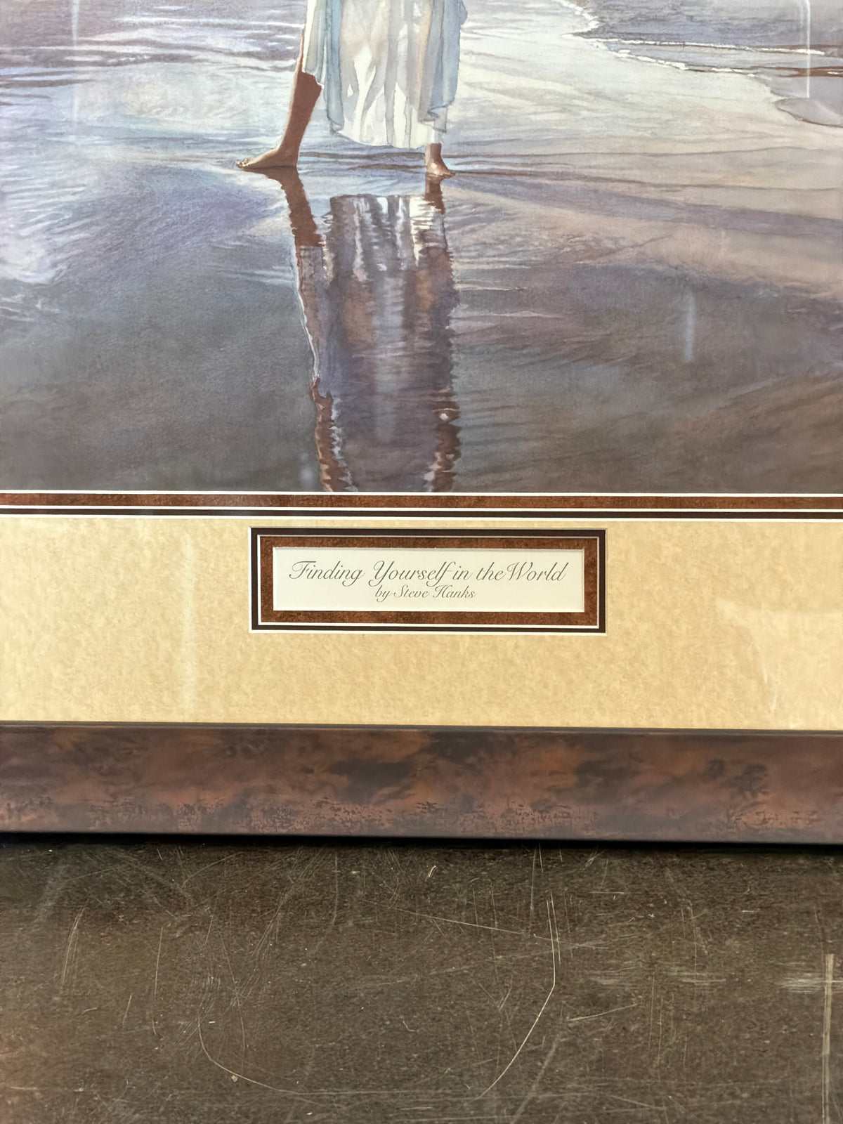 Steve Hanks 'Finding Yourself in the World' Framed Artist Proof Print AP 100/195 - Limited Edition