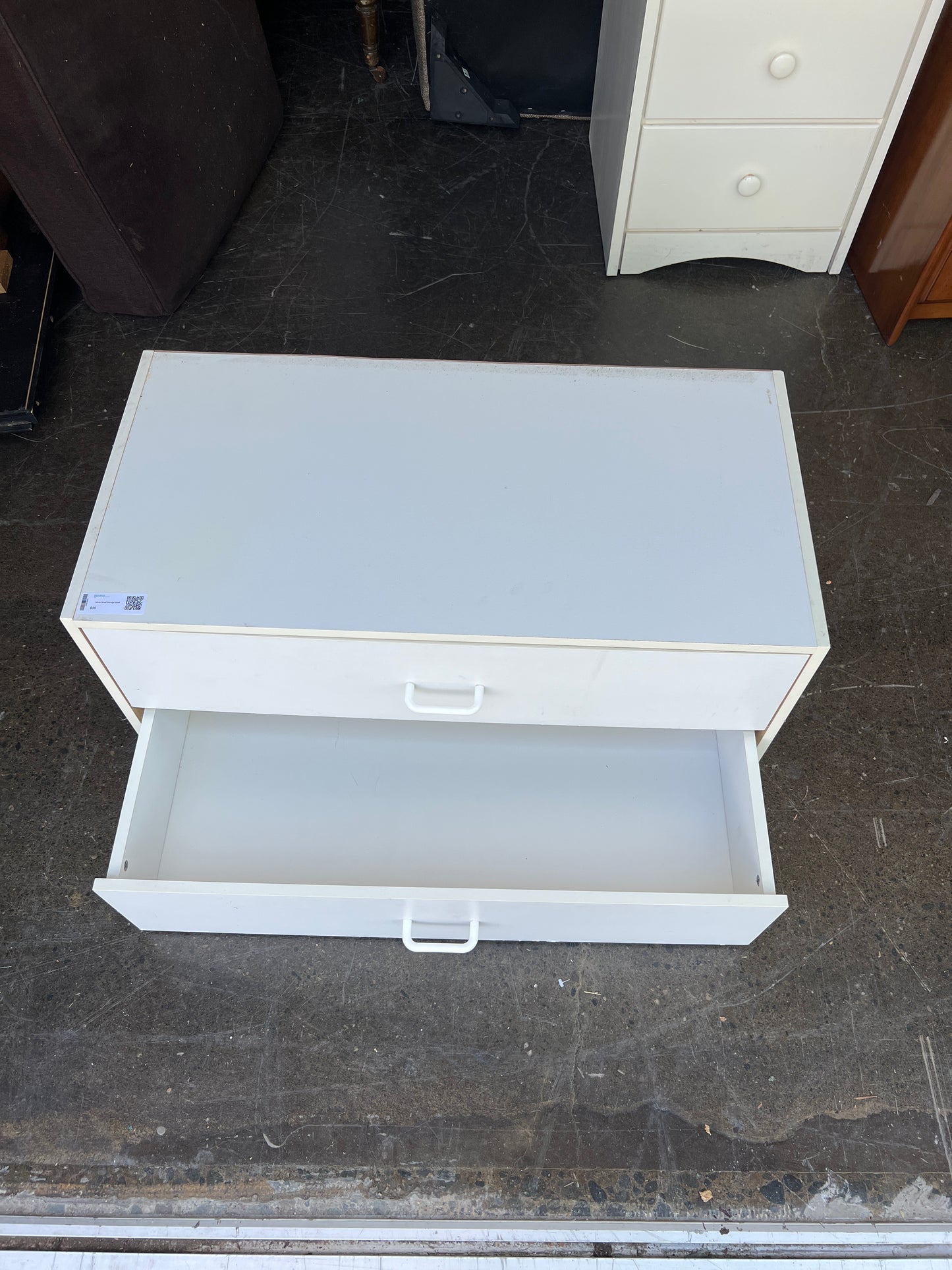 White Small Storage Shelf