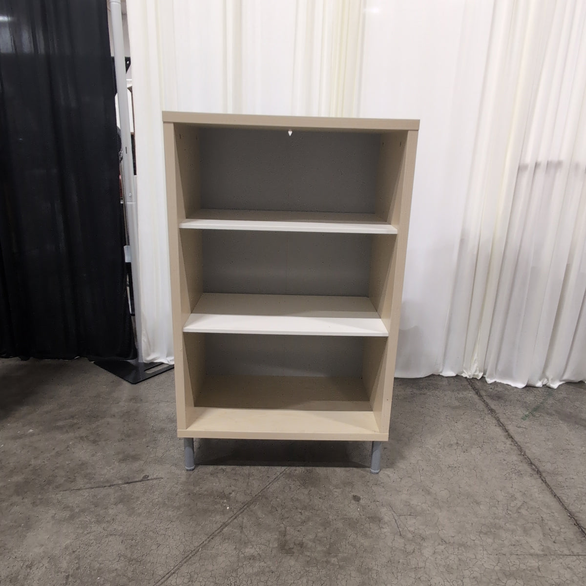 Gather Blonde Wood Two-Shelf Bookcase