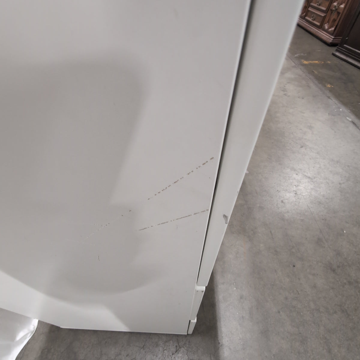 IKEA Modern White Wood Armoire with Two Drawers