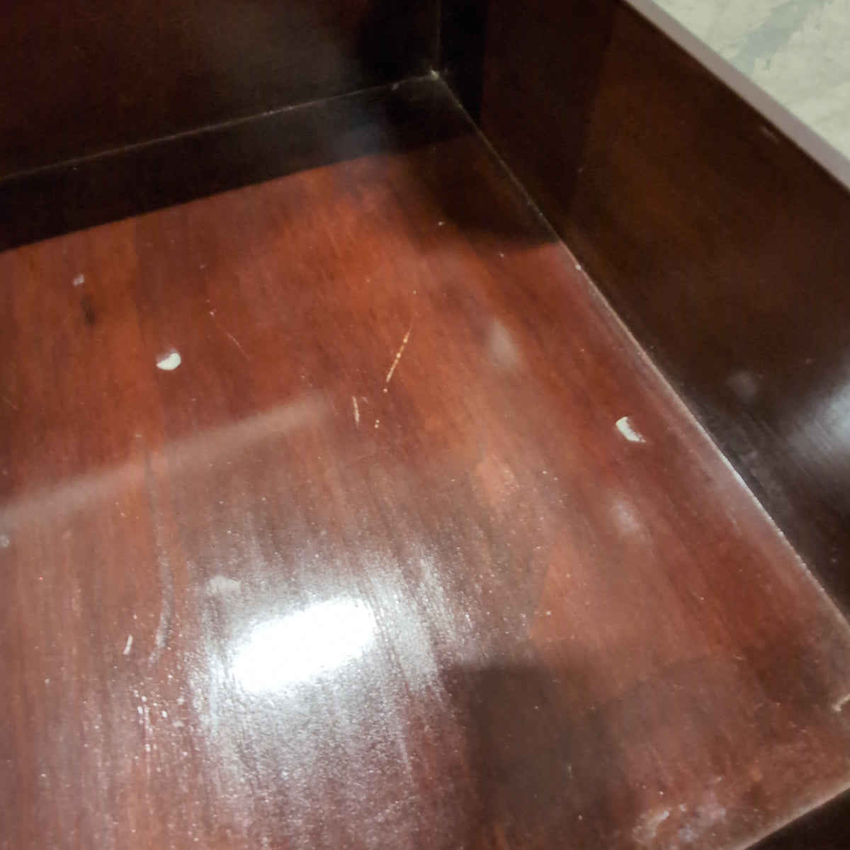 Dark Wood Daybed with Storage Drawers