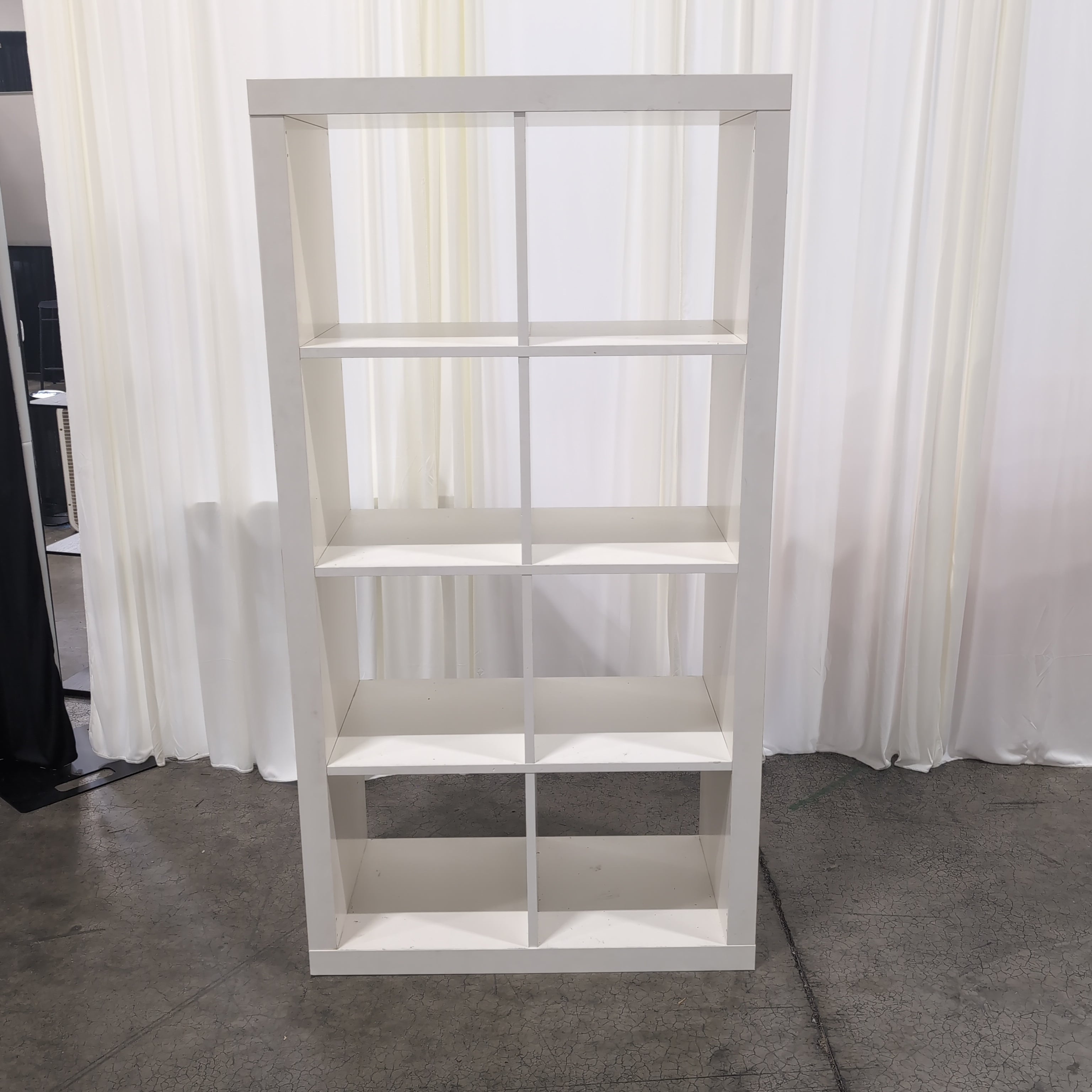 White Eight-Cube Storage Bookcase