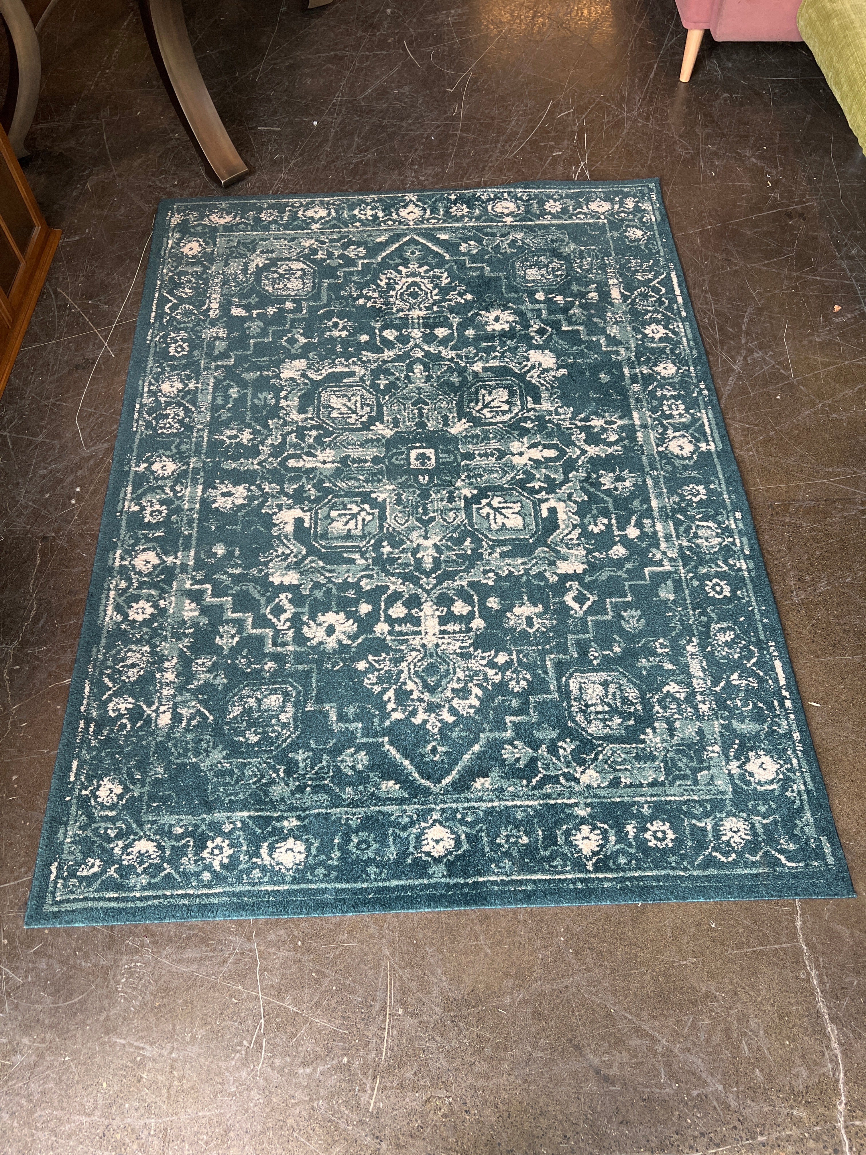 Teal Rug