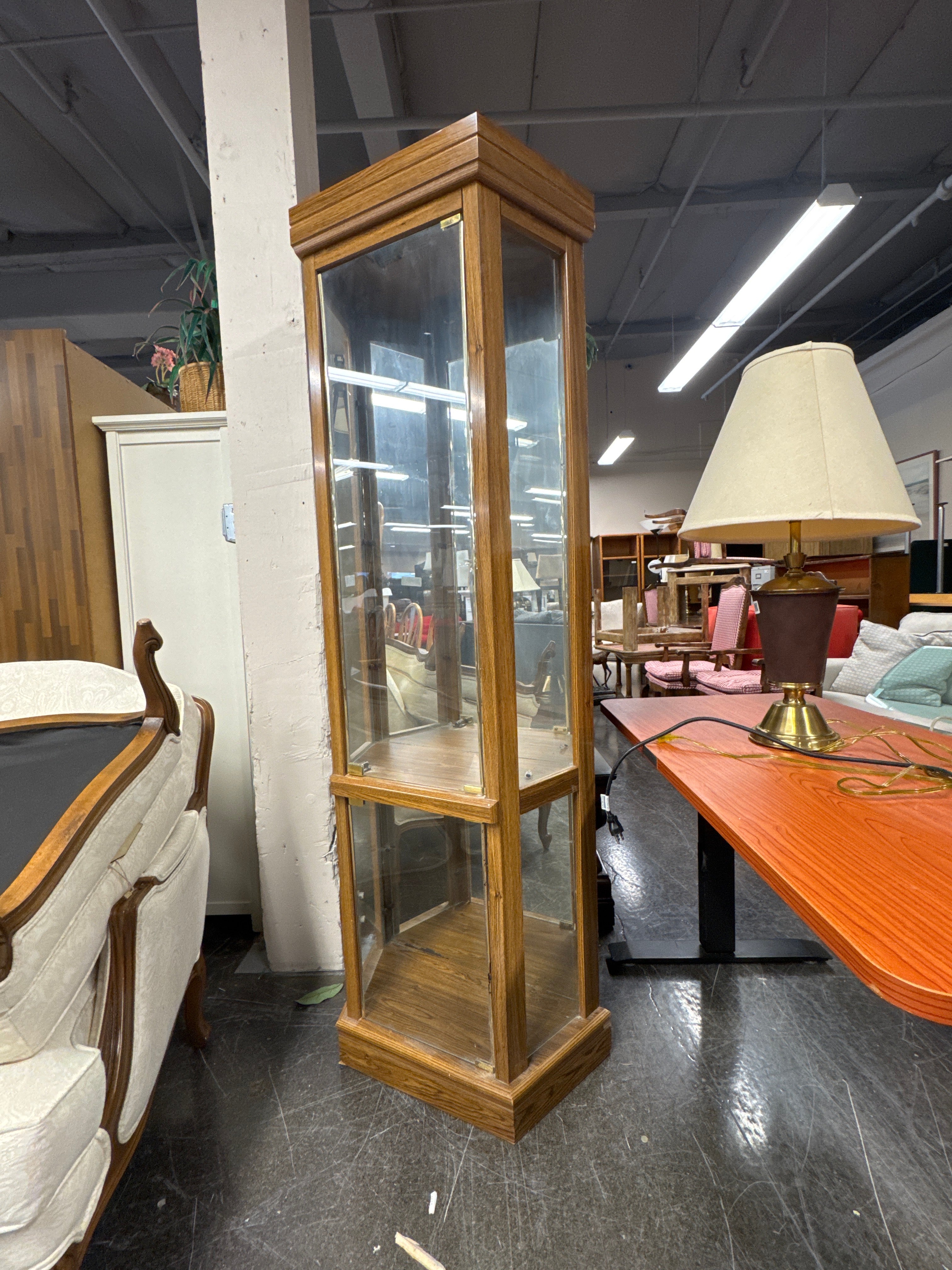 Hexagon Curio Cabinet
