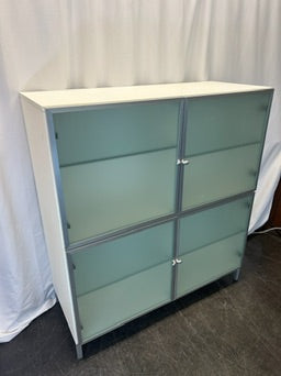 Glass Storage Hutch