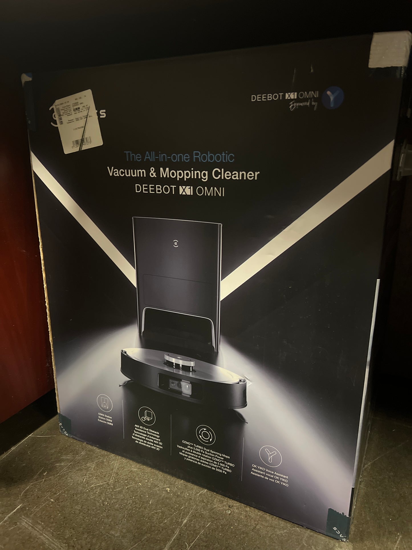 ECOVACS X1 OMNI VACMOP Robot Vacuum