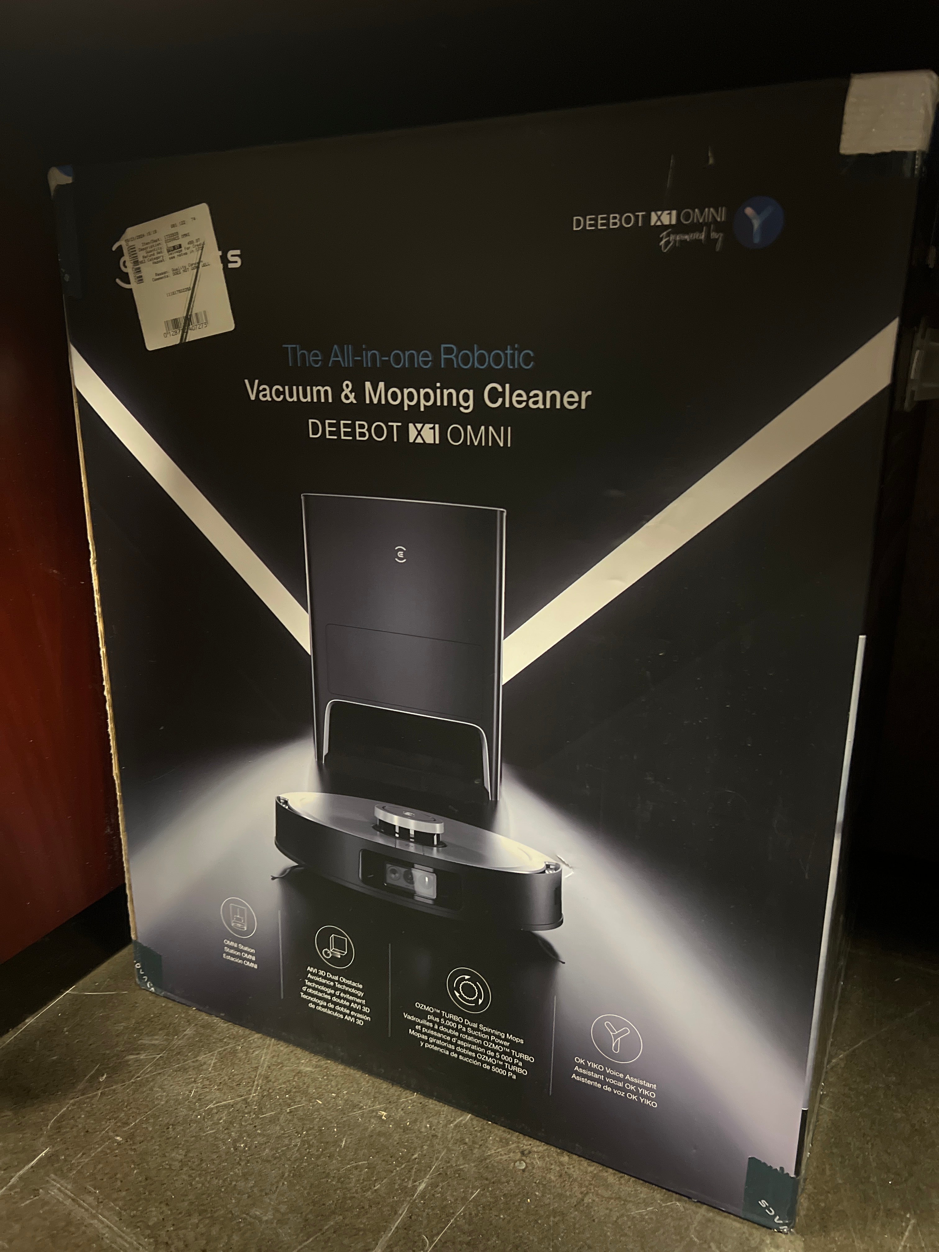 ECOVACS X1 OMNI VACMOP Robot Vacuum