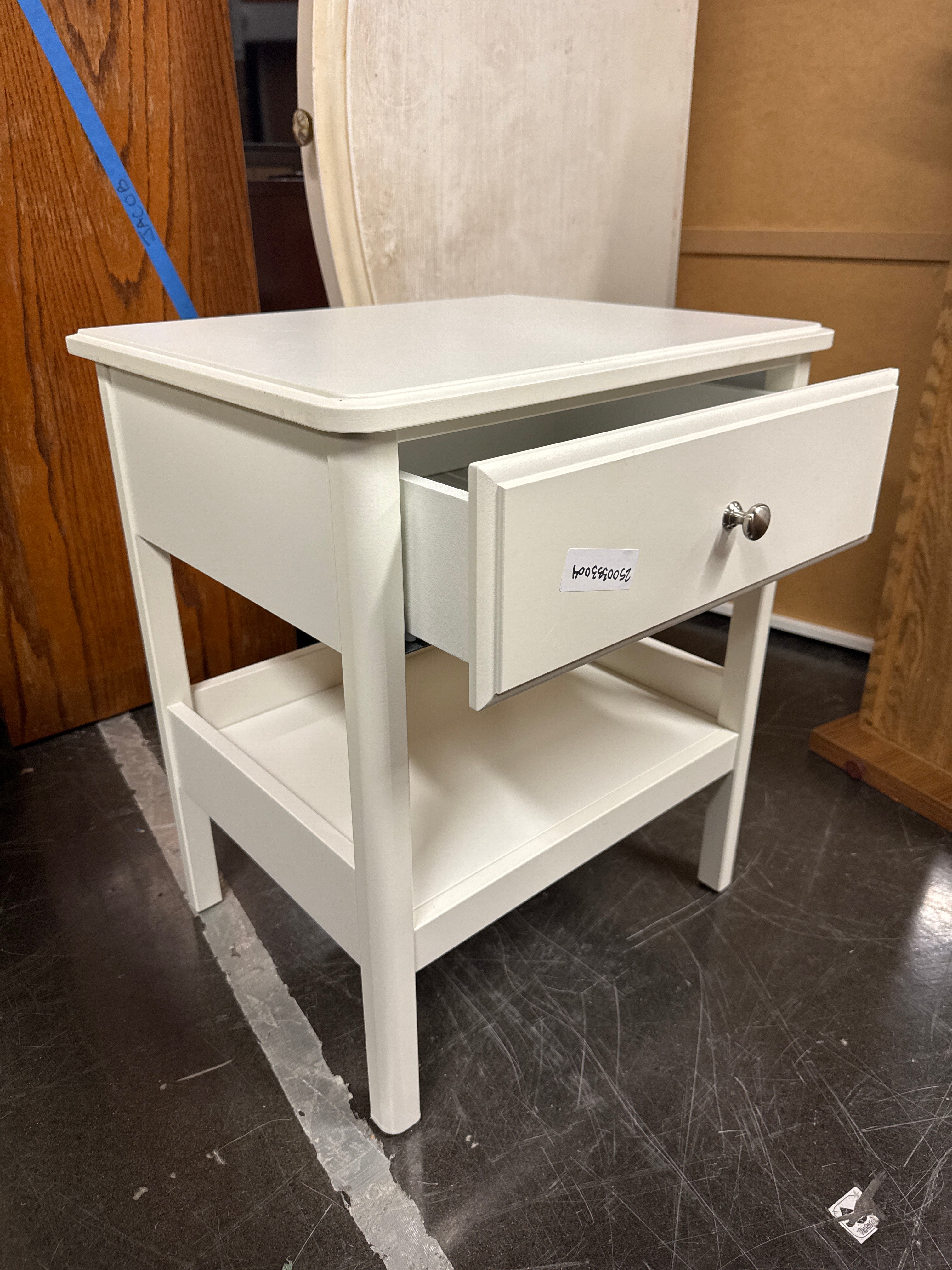 IKEA White Nightstand with Drawer