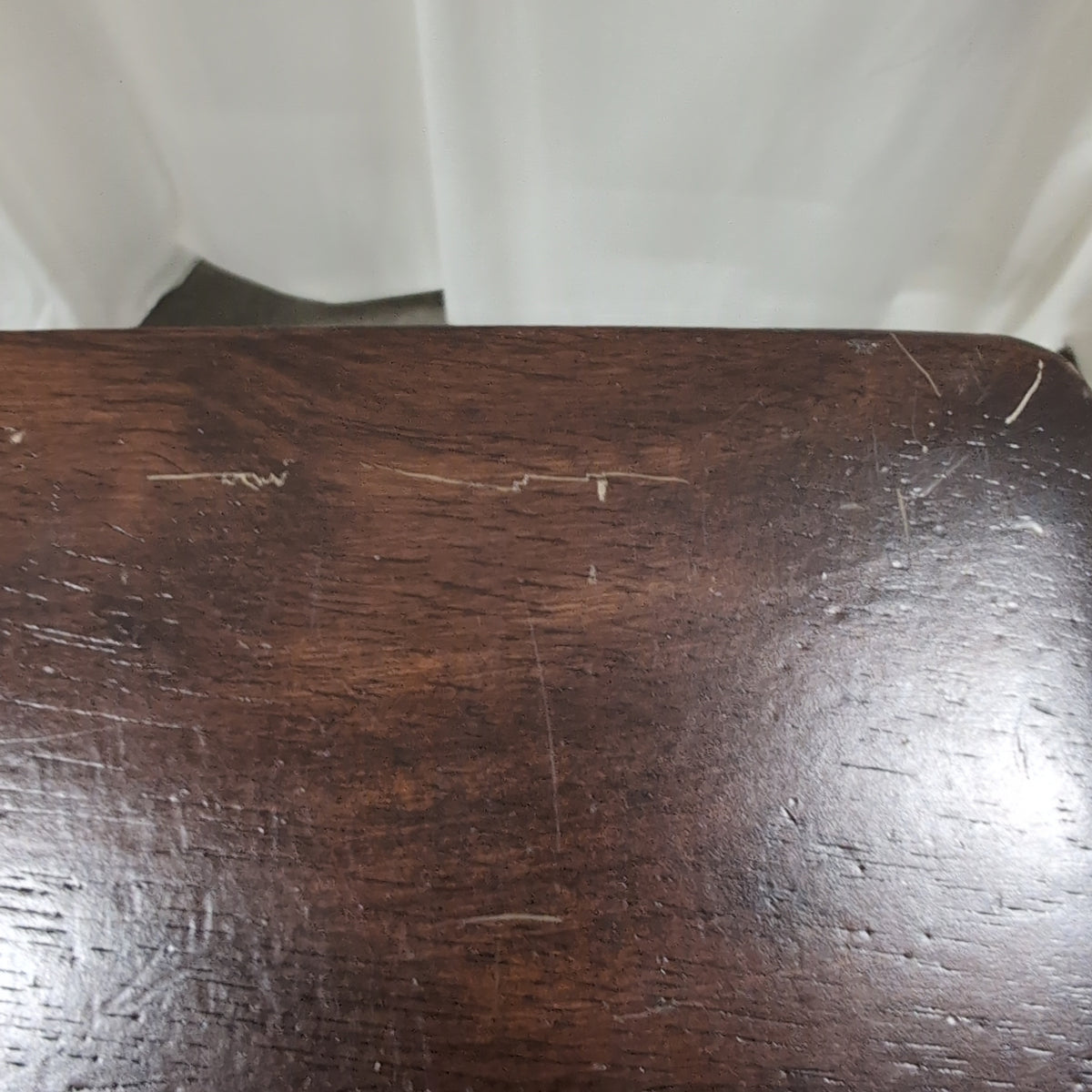 Dark Wood Saddle Seat Bar stool