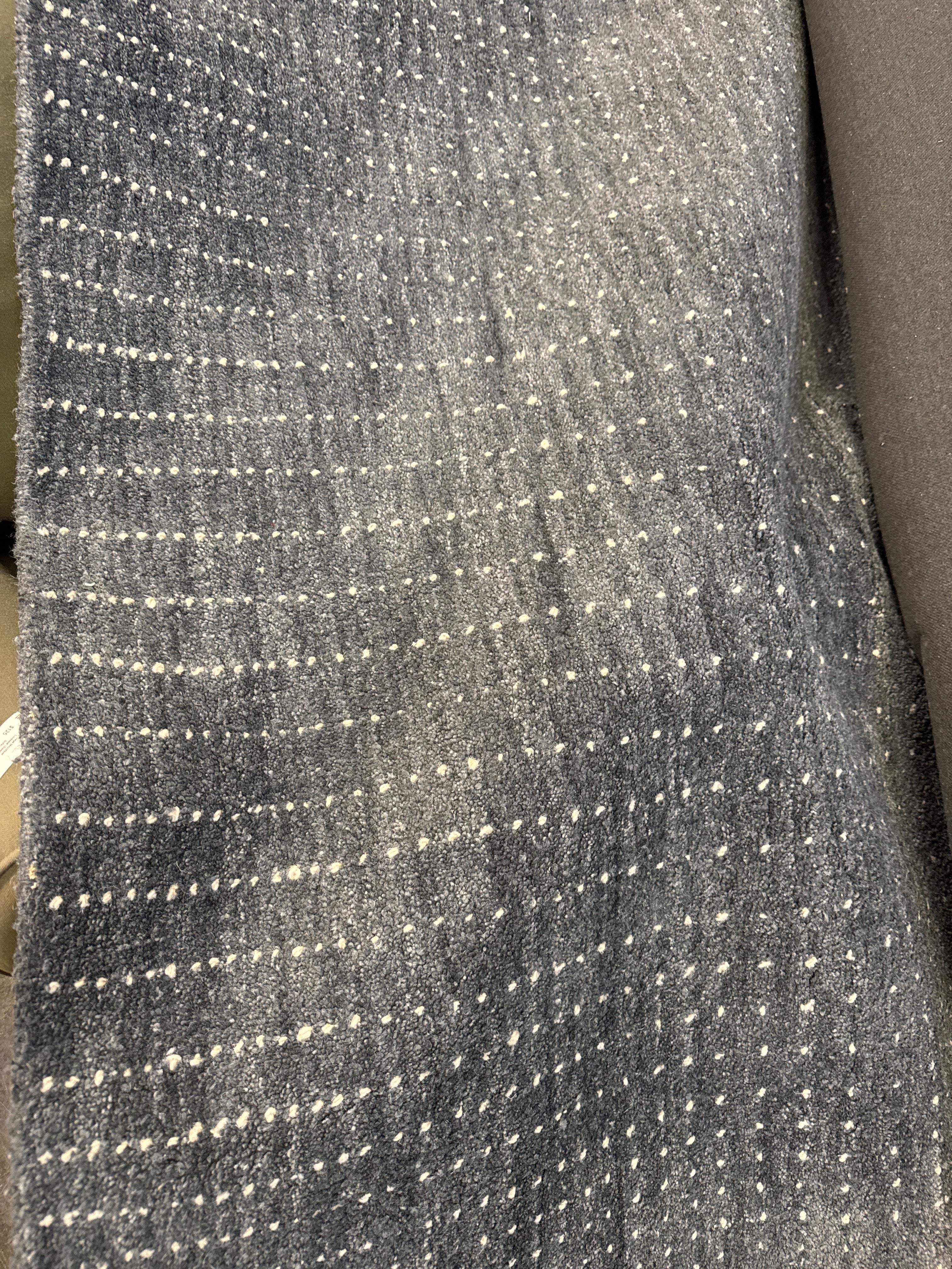 West Elm Grey And White Speckled Rug, 6x9