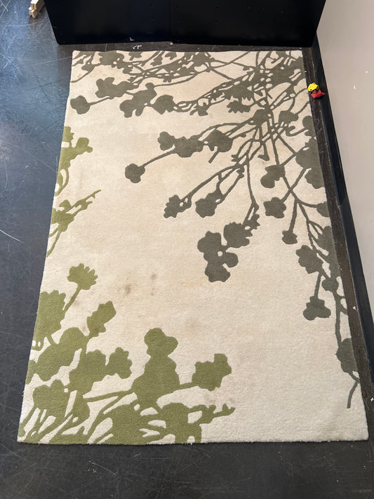 West Elm Sakura Wool Rug – 5x8 Ivory