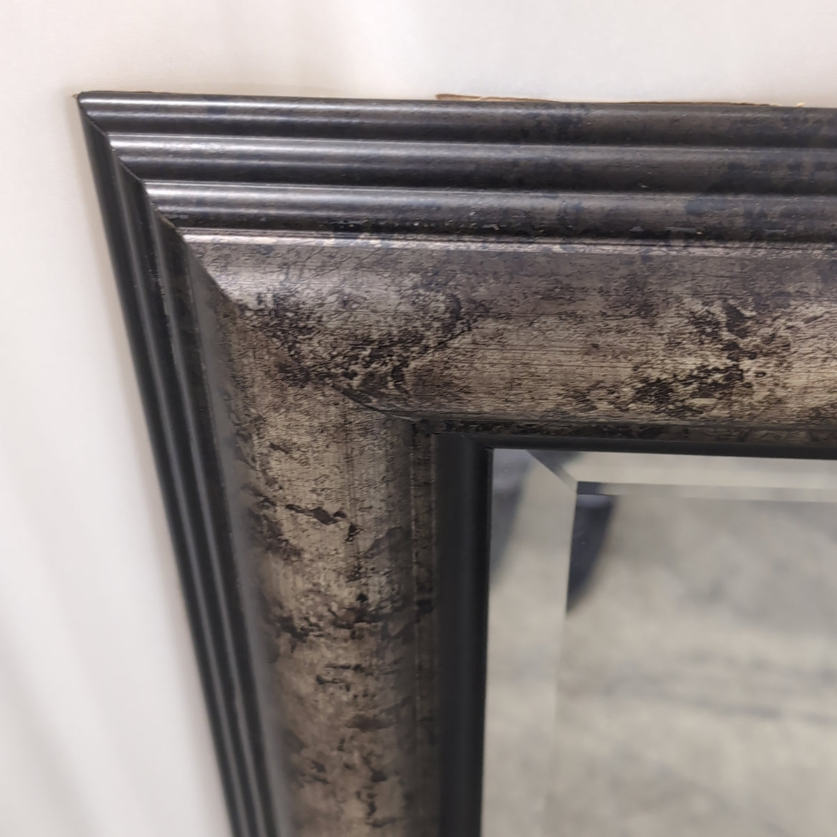 Ornate Dark Bronze Rectangular Wall Mirror