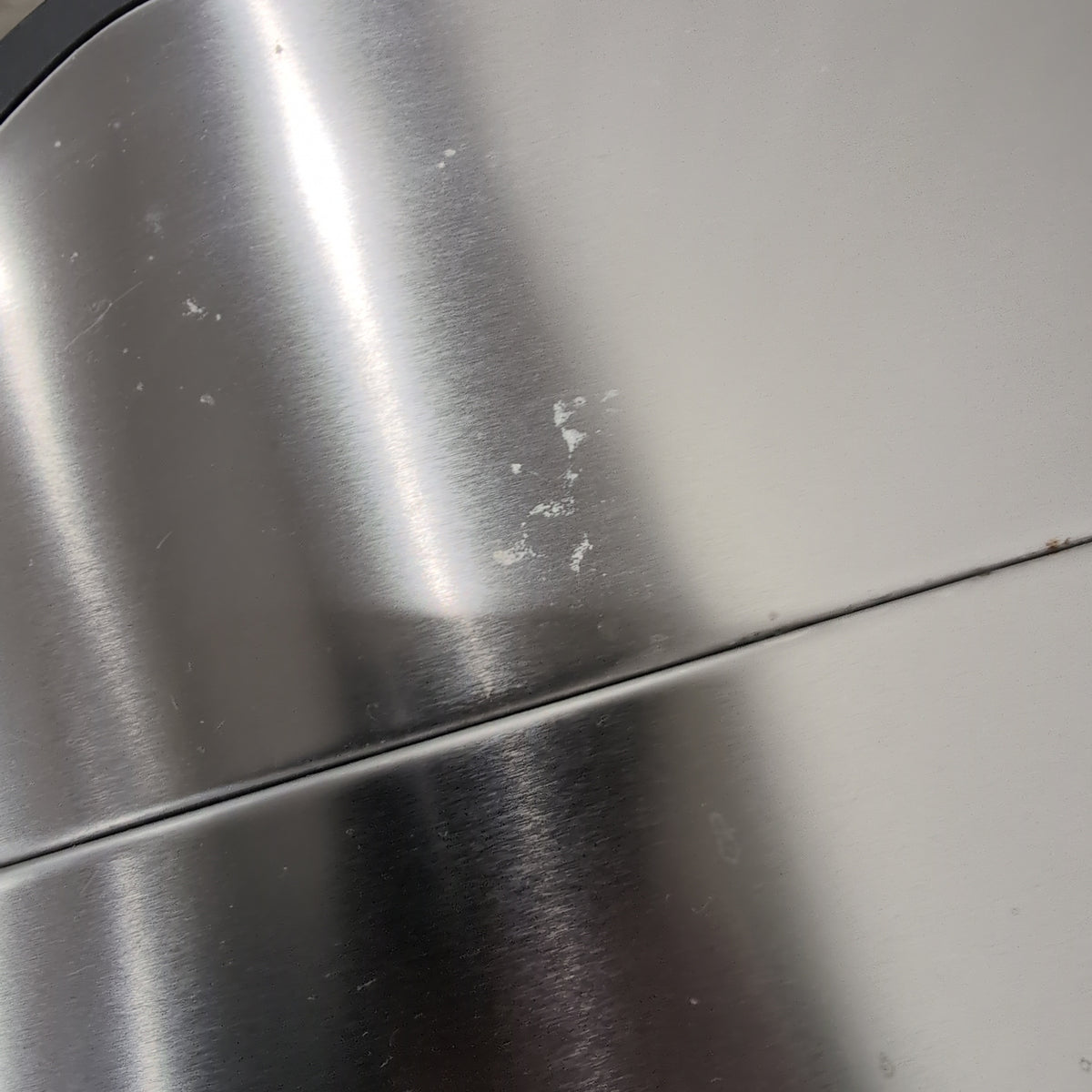 Silver Stainless Steel Rectangular Trash Can with Foot Pedal
