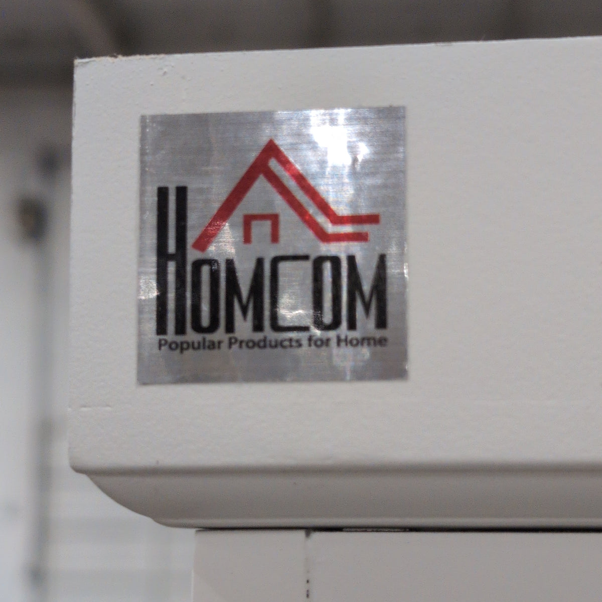 Homcom White Beadboard Pantry Cabinet with Drawers