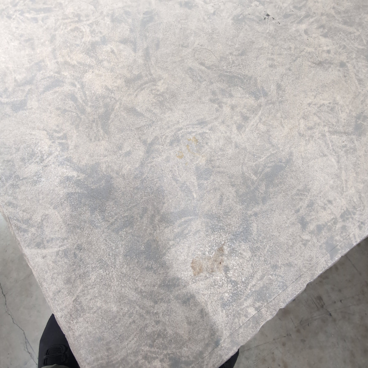 Grey Mottled Stone Top Coffee Table